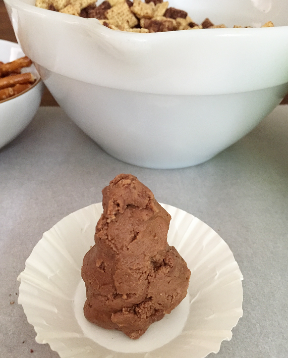 DIY pinecone cookies