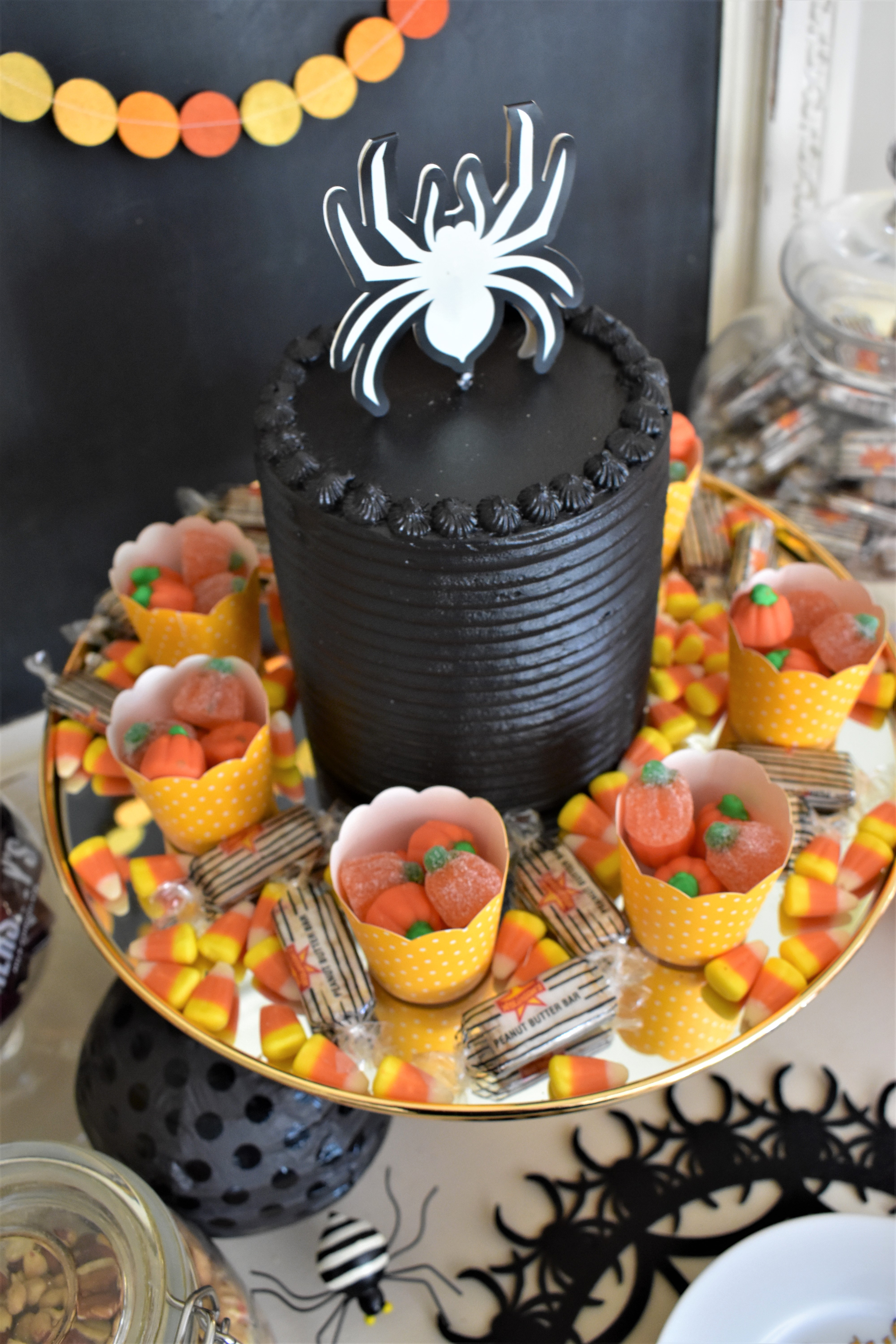 Halloween dessert table