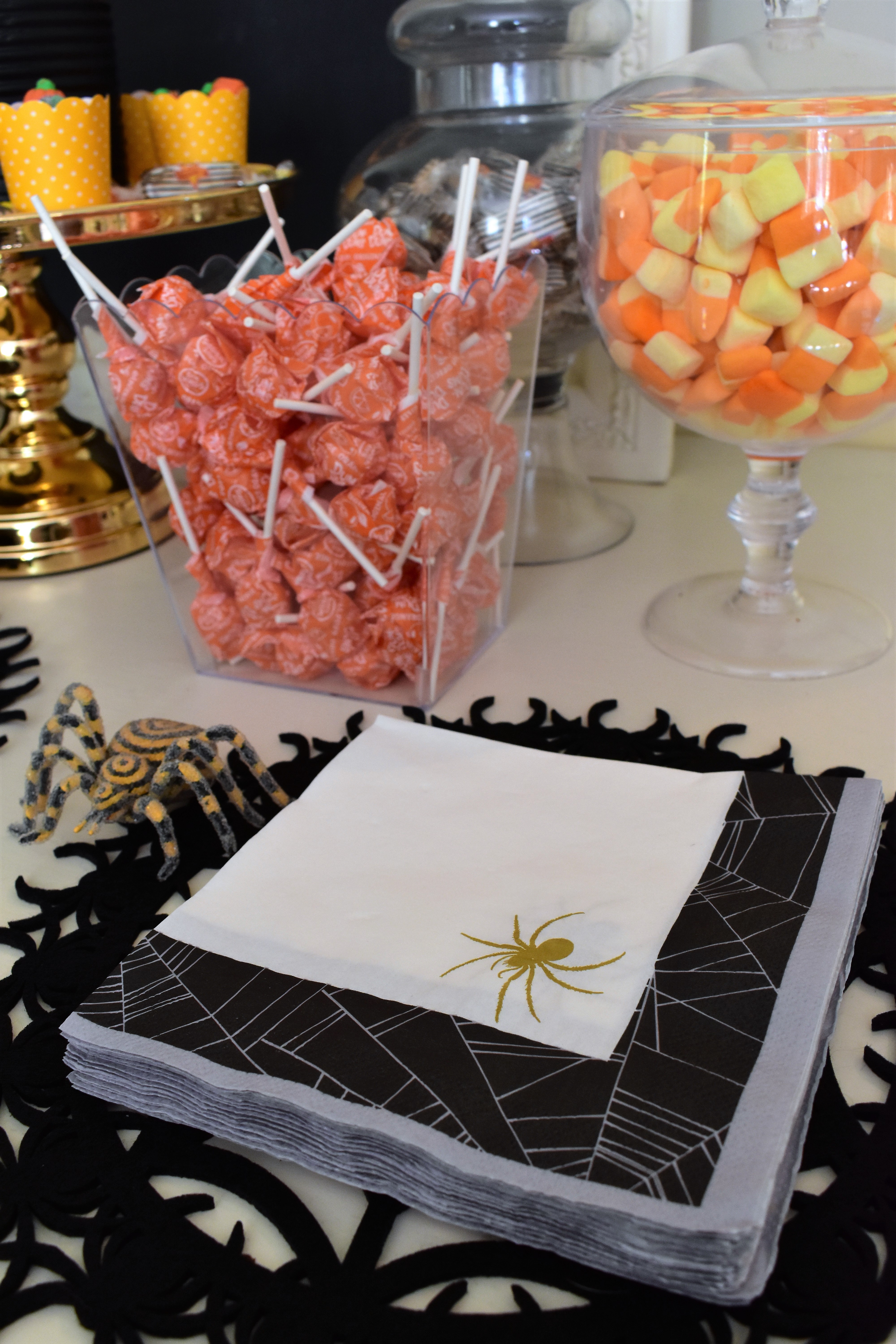 Halloween dessert table