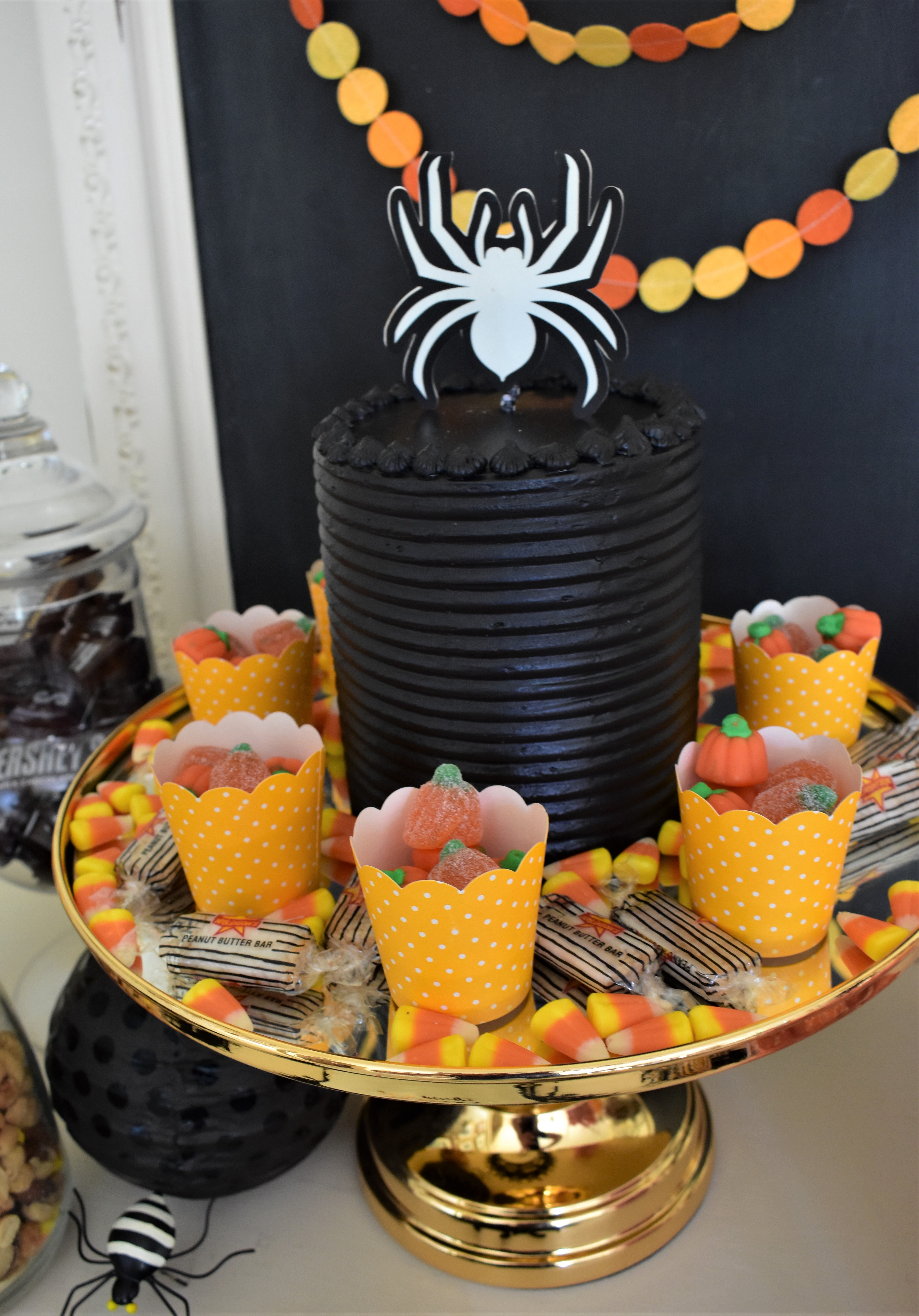 Halloween dessert table