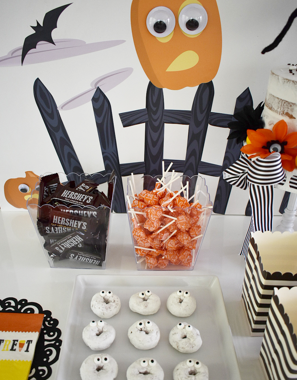 Halloween treat table