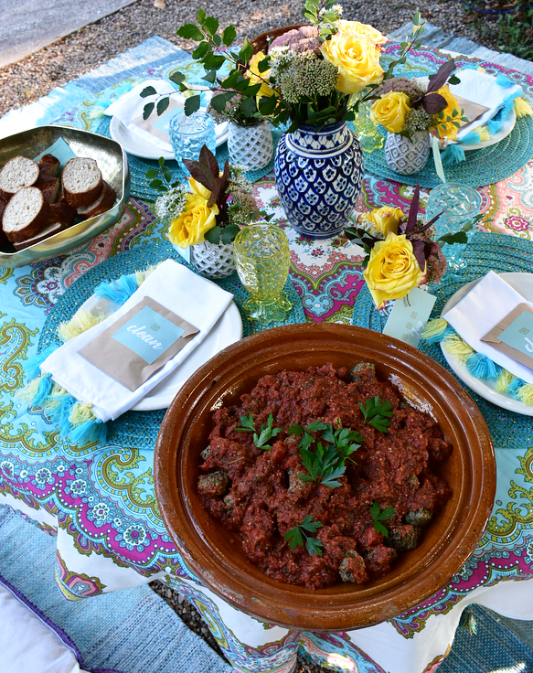 Moroccan dinner party