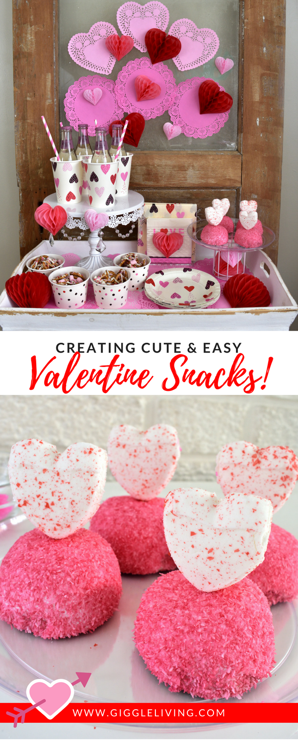 cute & easy valentines snacks