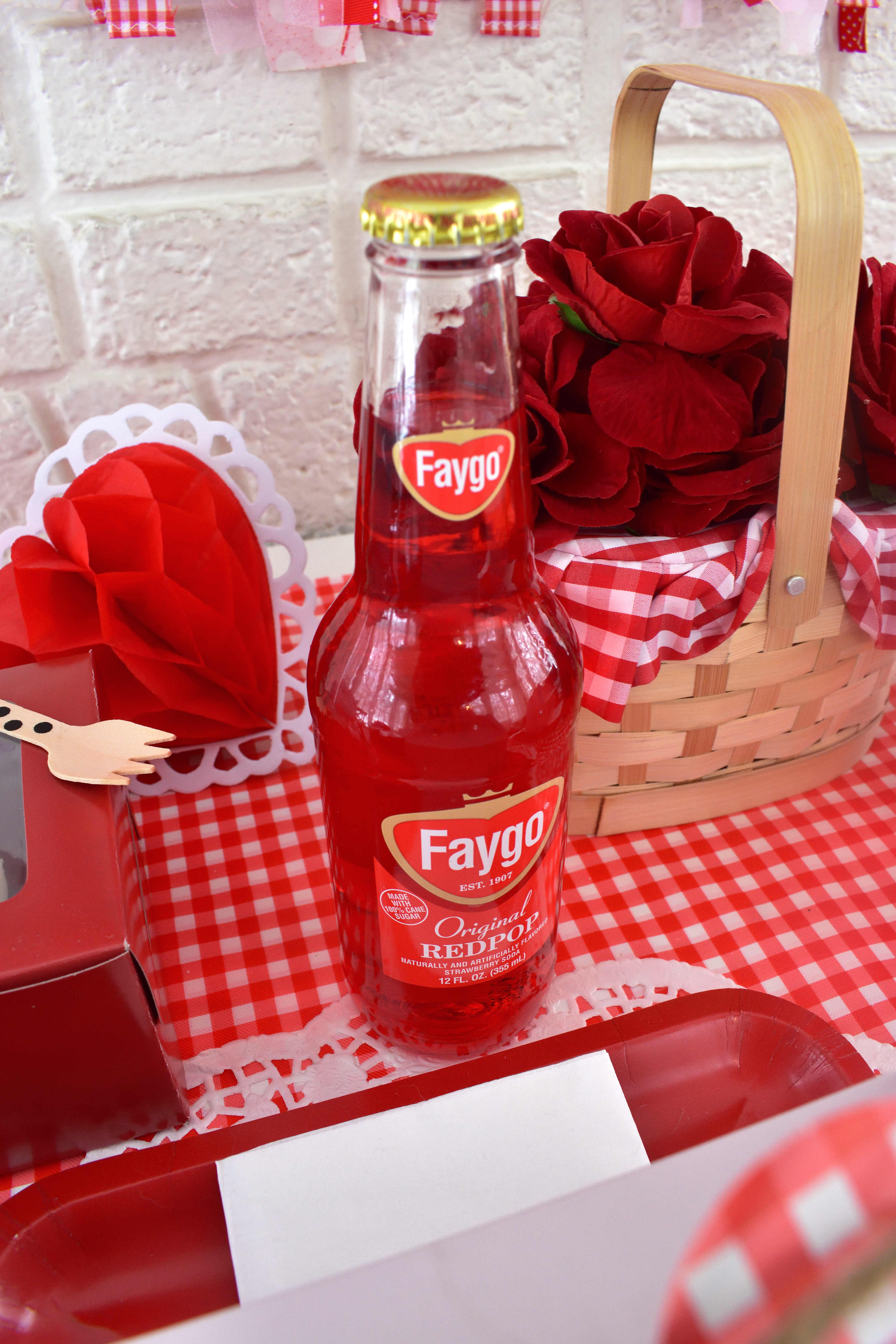 valentine picnic soda