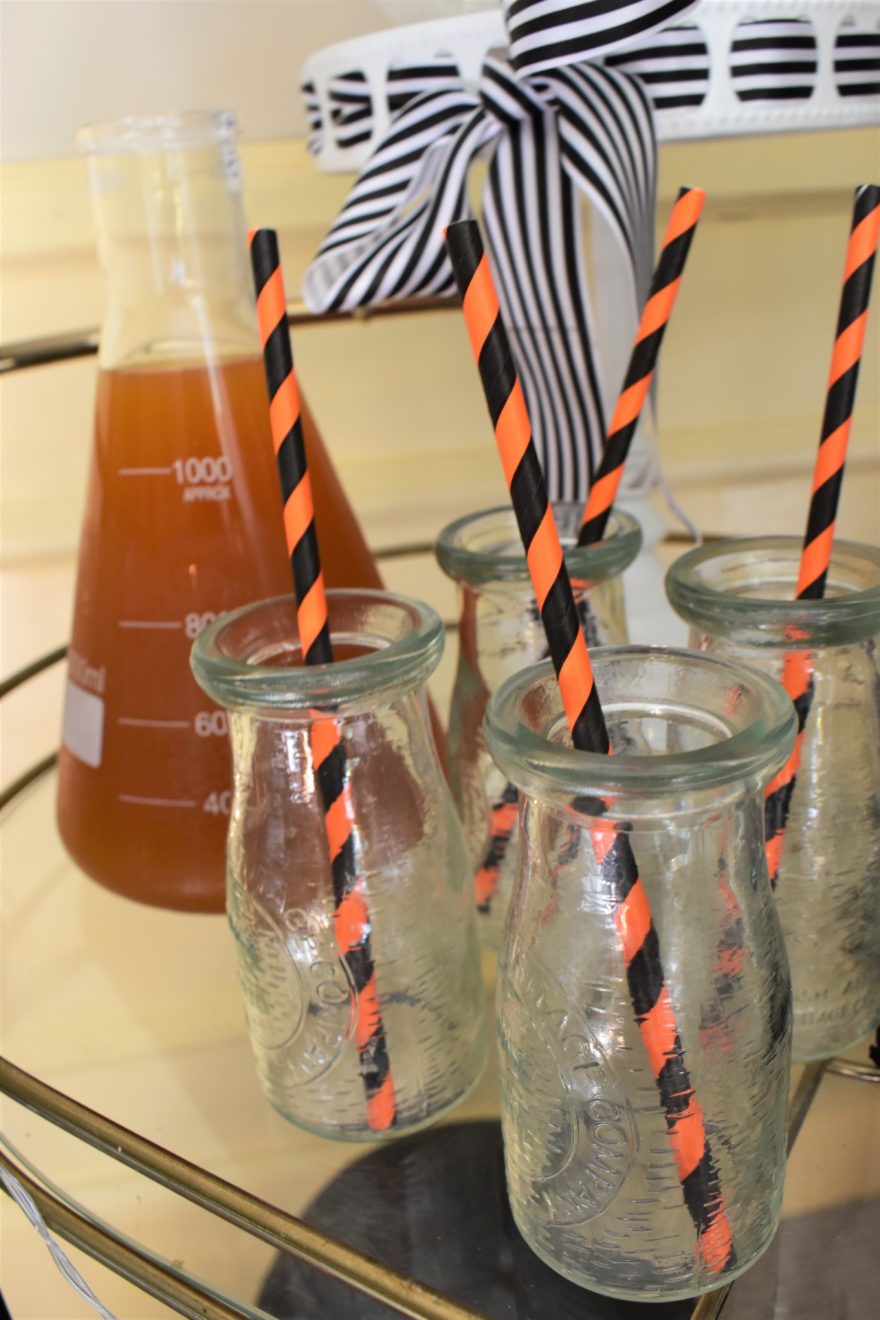 Beverage Cart decor can be a fun and easy kidfriendly addition to a party!