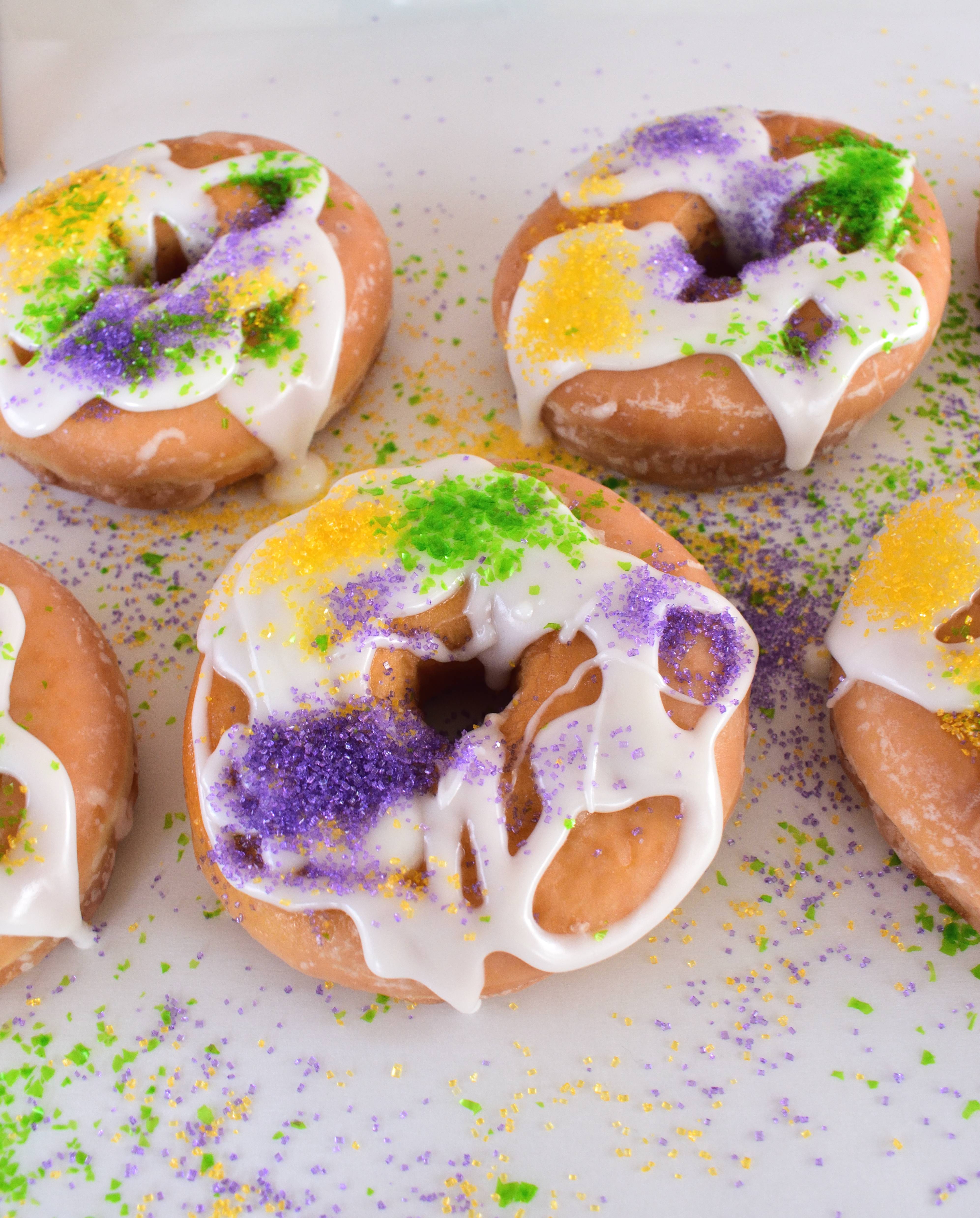 mini king cake DIY