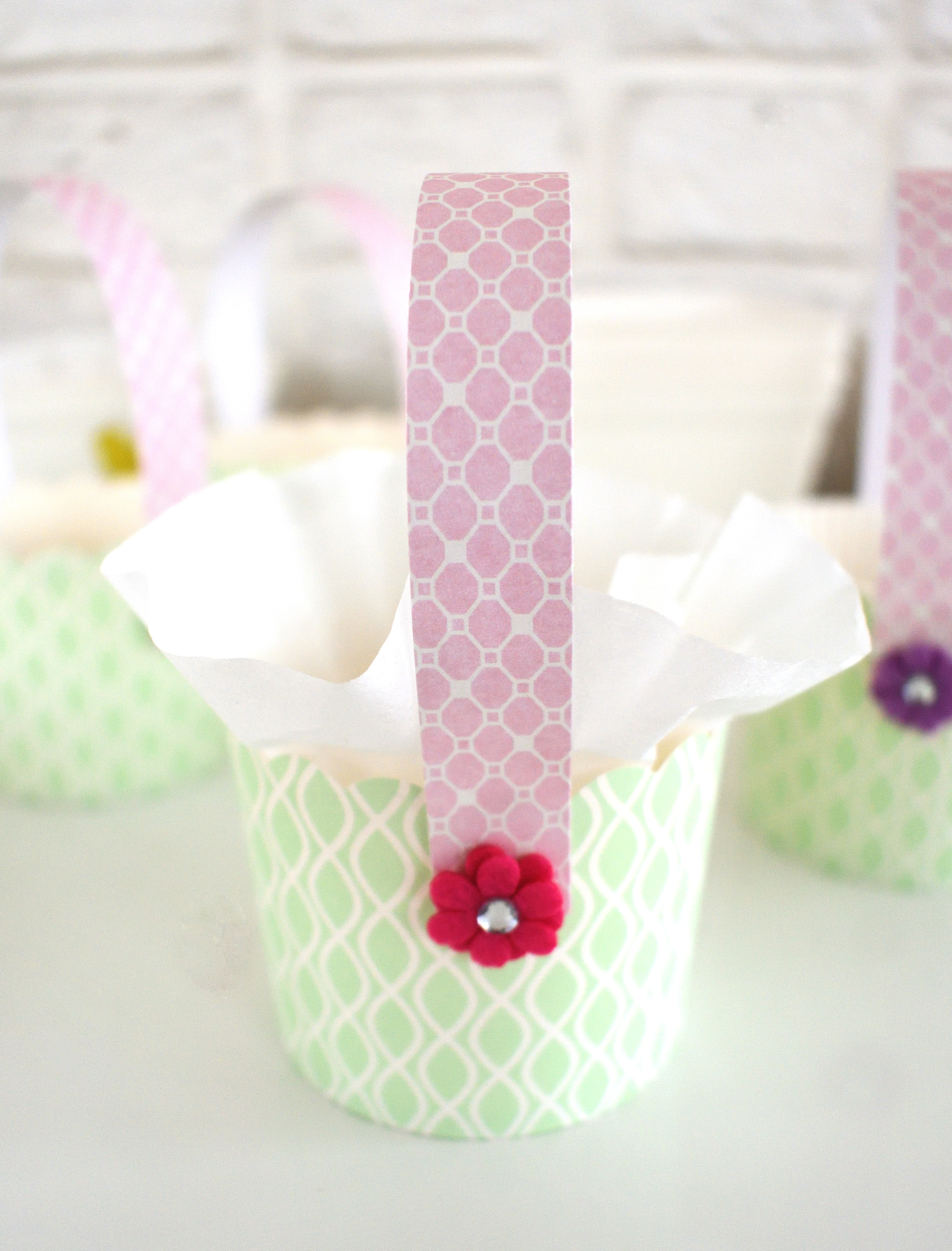 Easter basket favor DIY