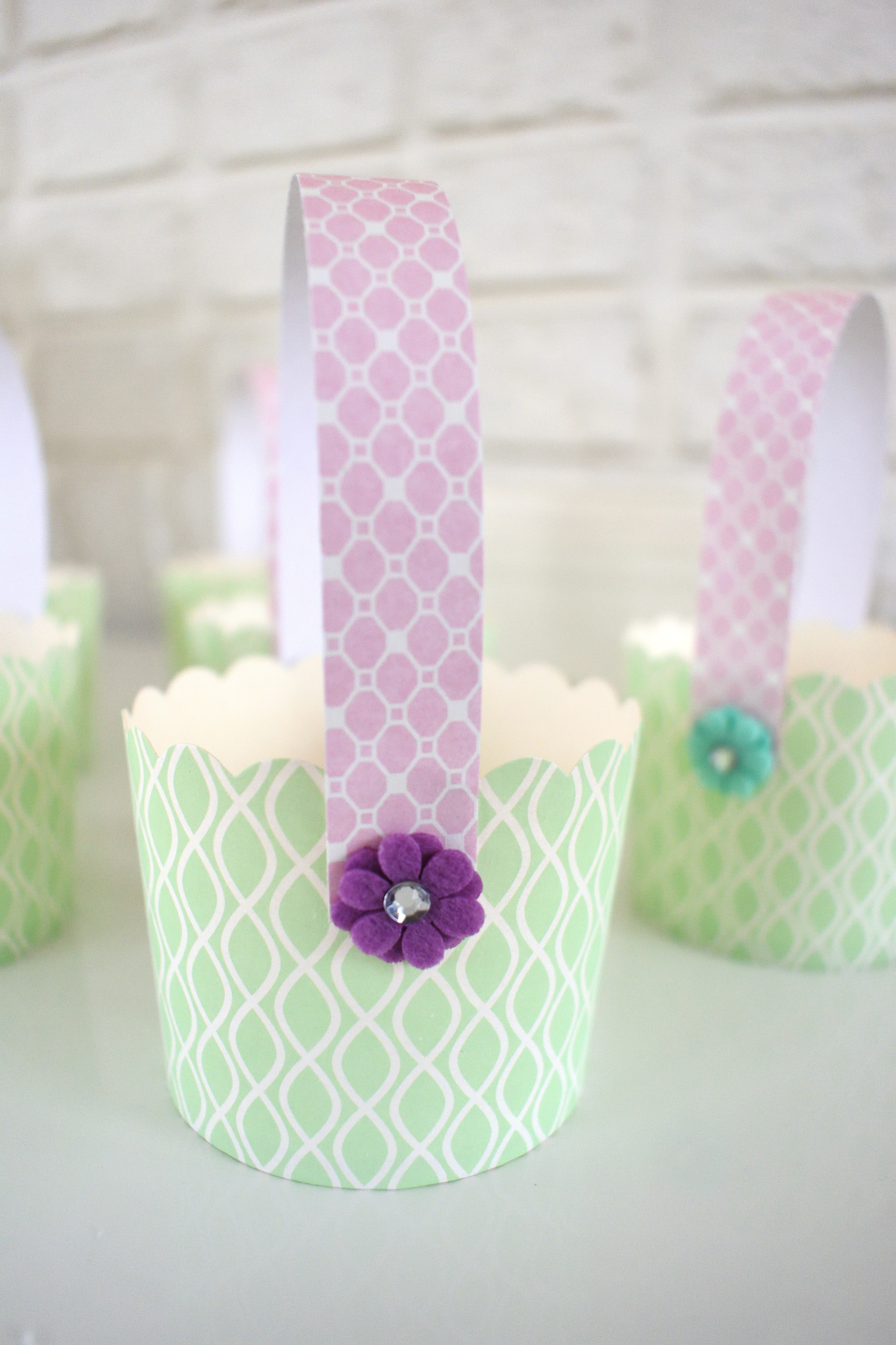 Easter favor basket DIY