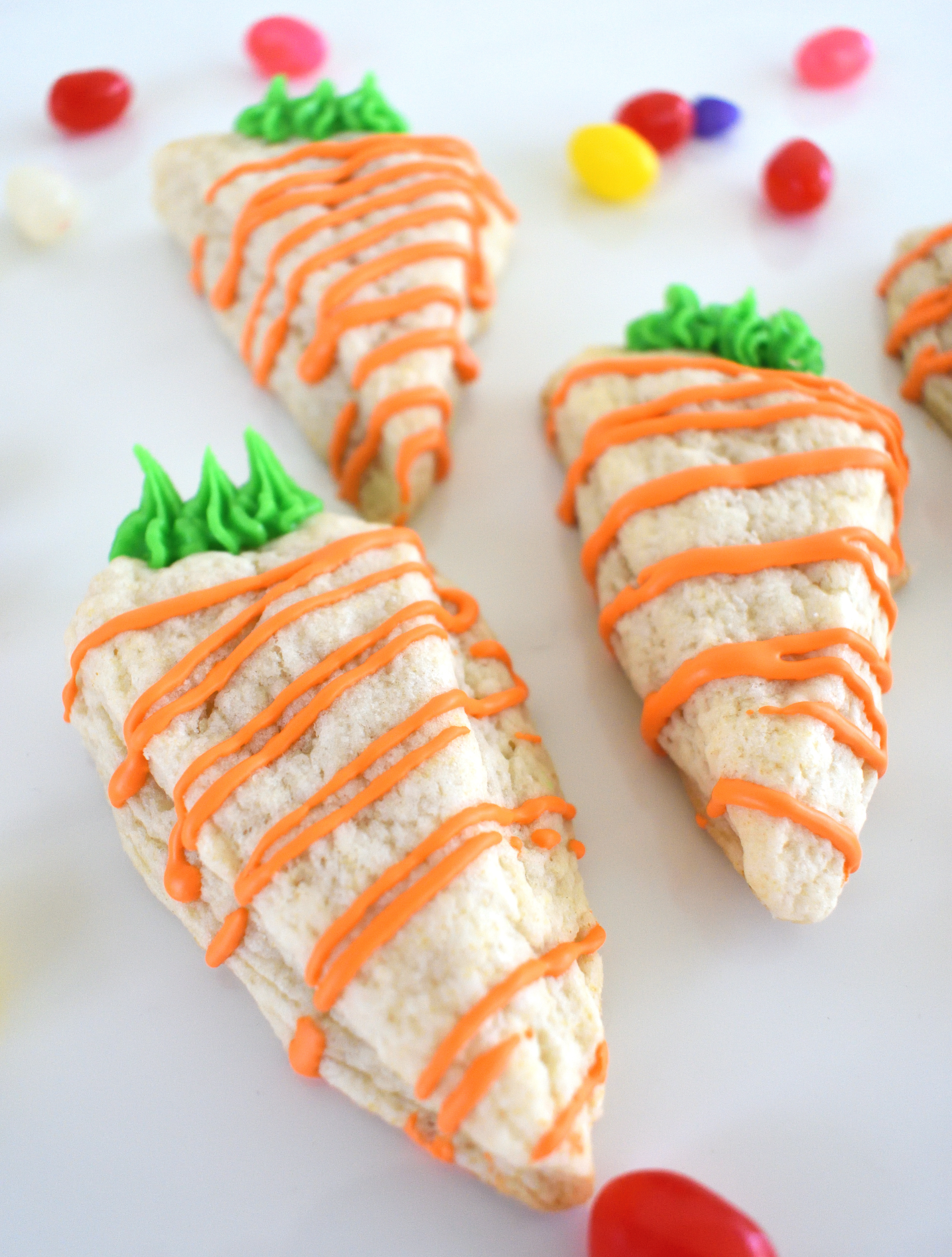 Easter table ideas carrot scones