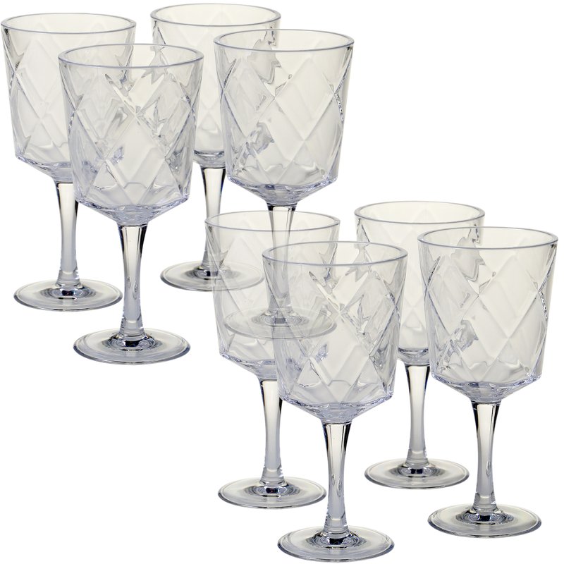 cocktail party acrylic goblets