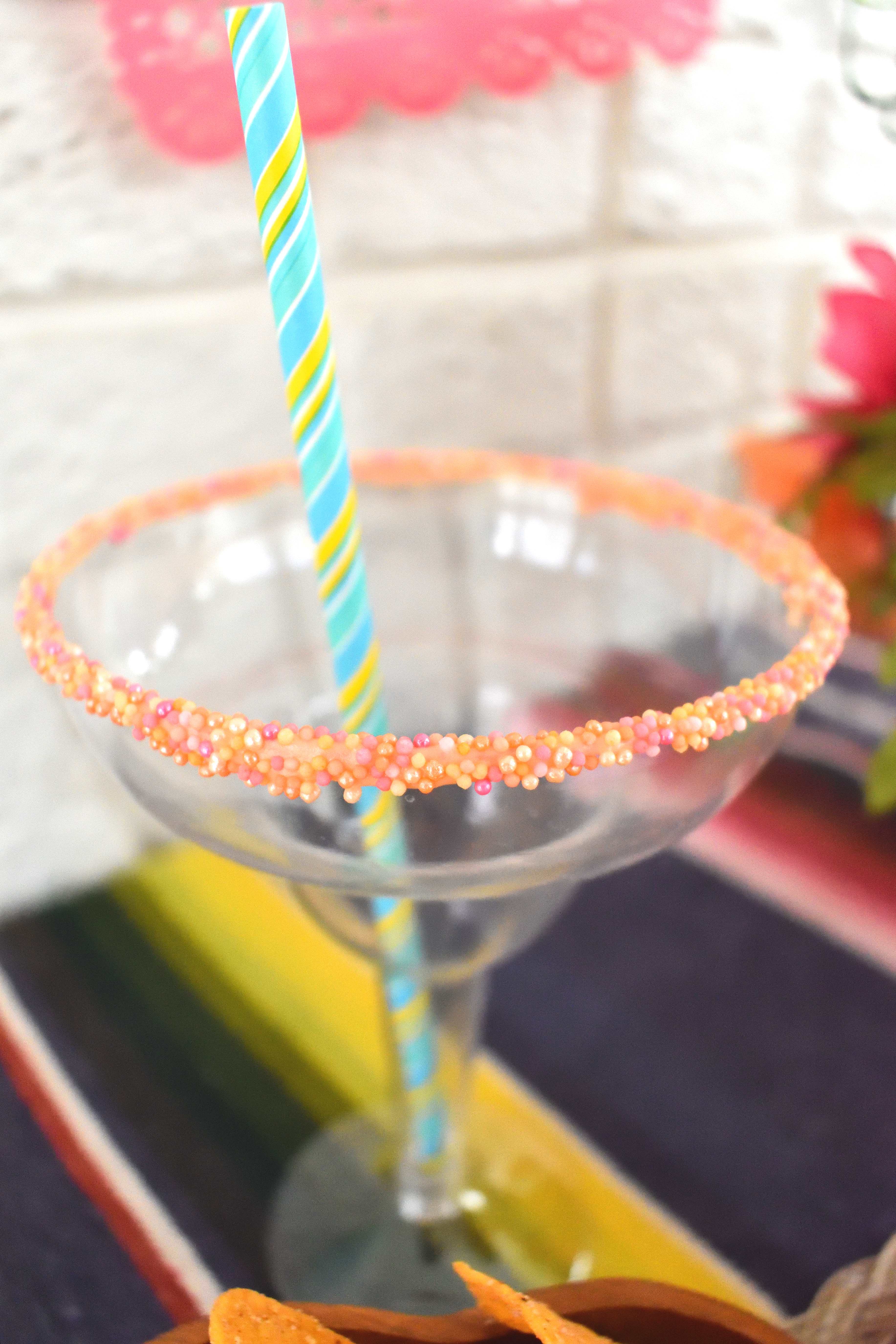 Cinco De Mayo holiday sprinkle glass rim