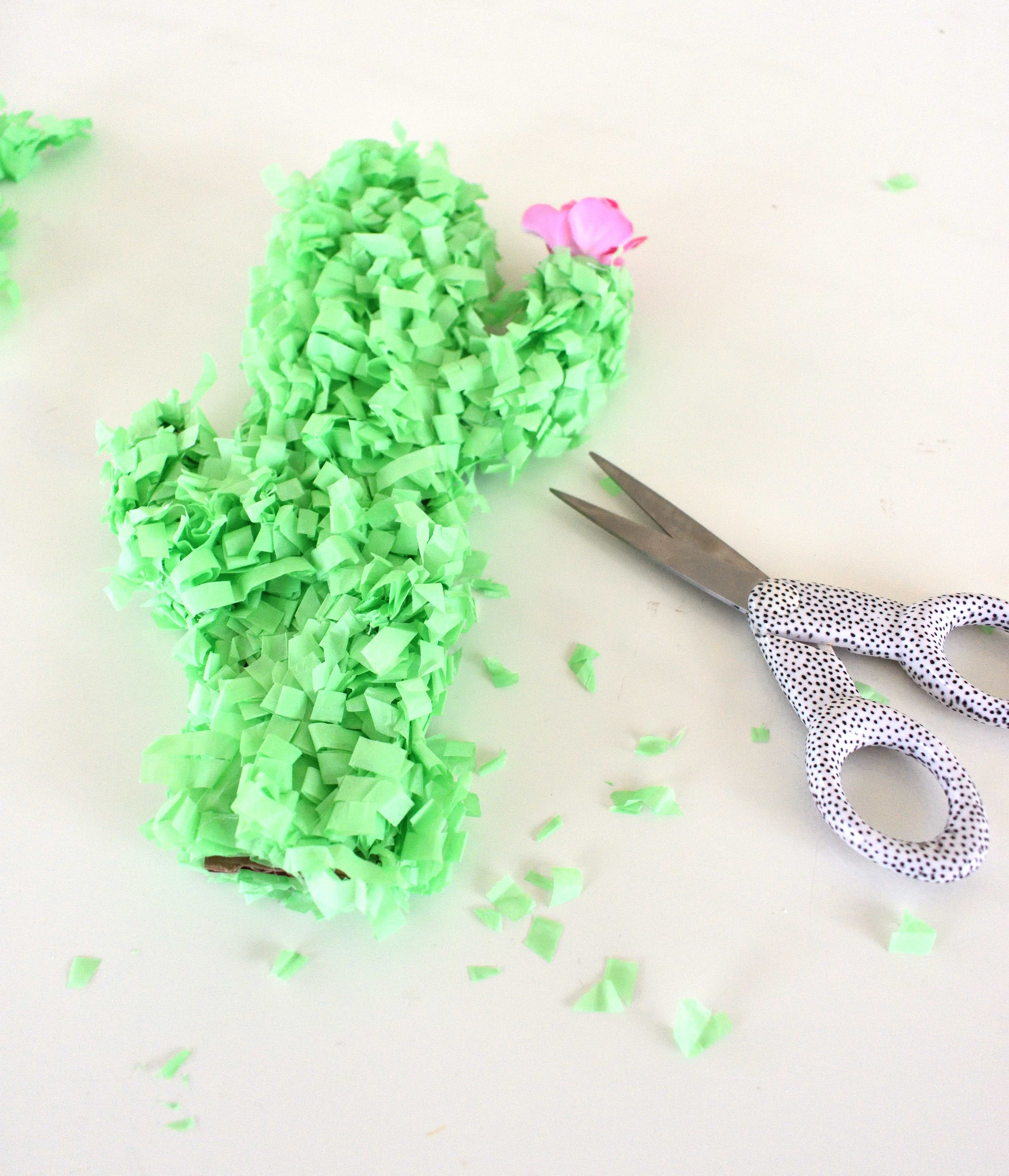 cactus cake topper DIY