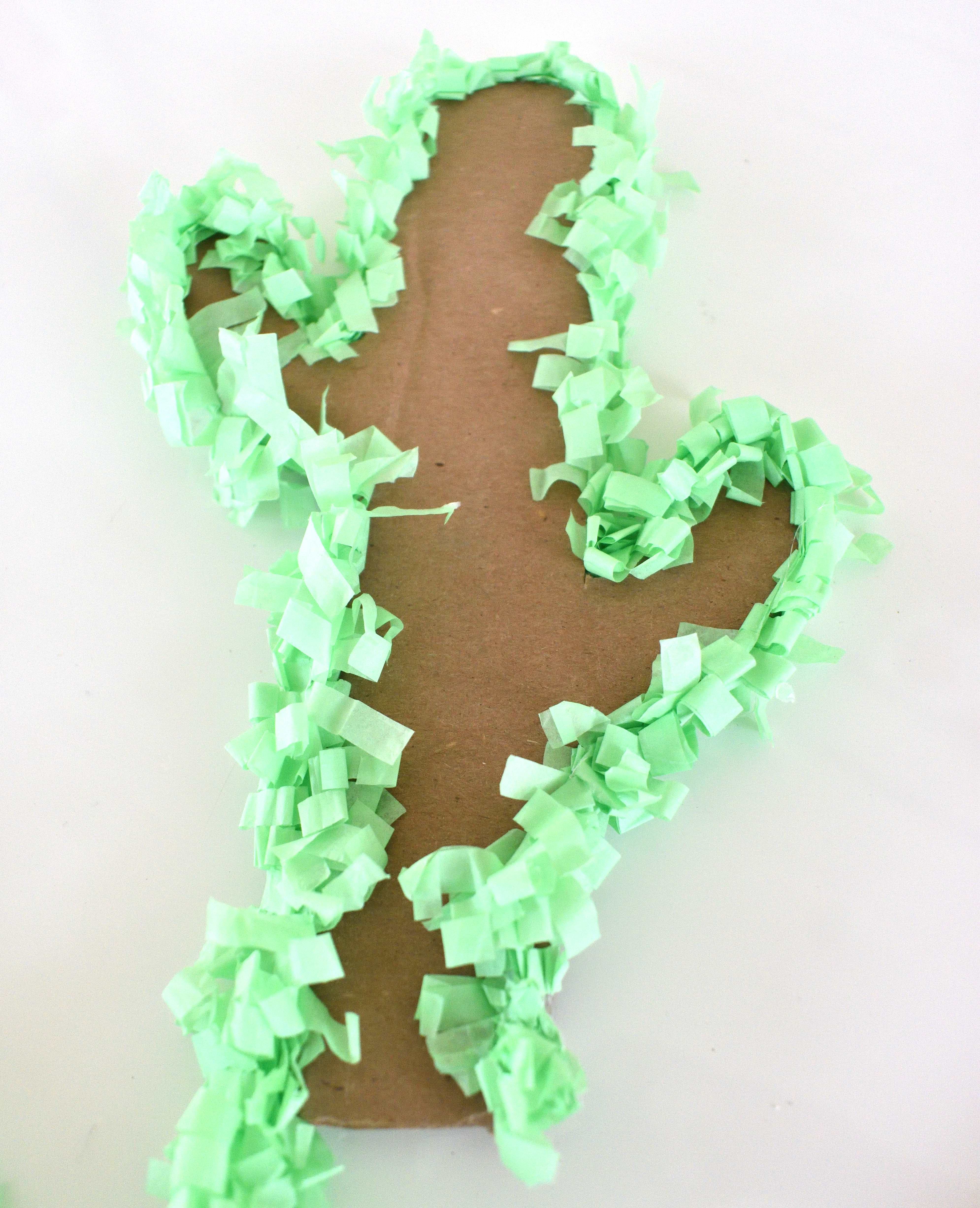 cactus cake topper DIY