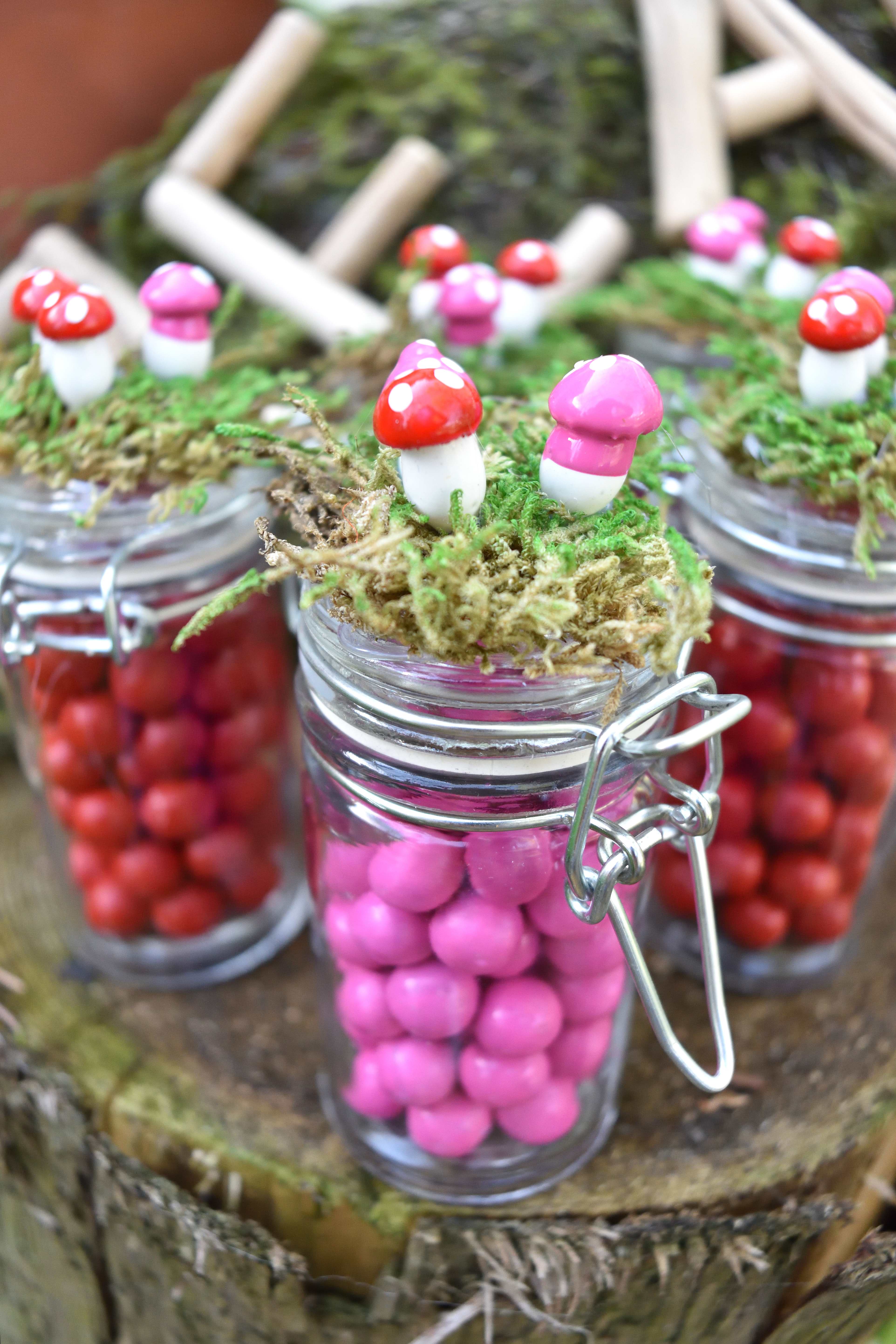woodland breakfast party favors