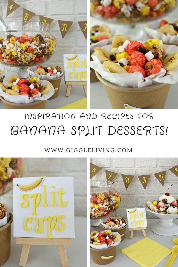 banana split ideas