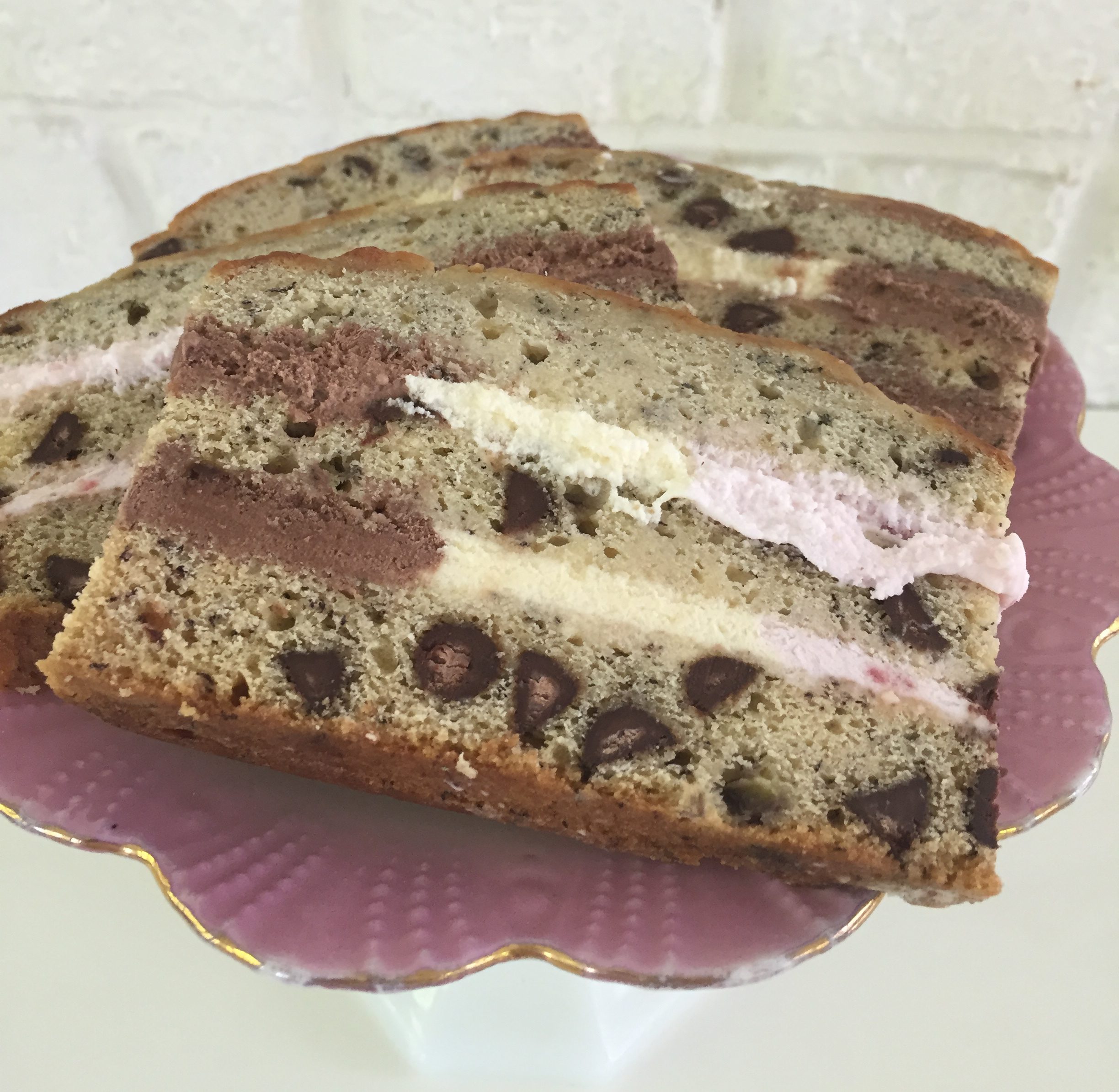 banana split banana bread