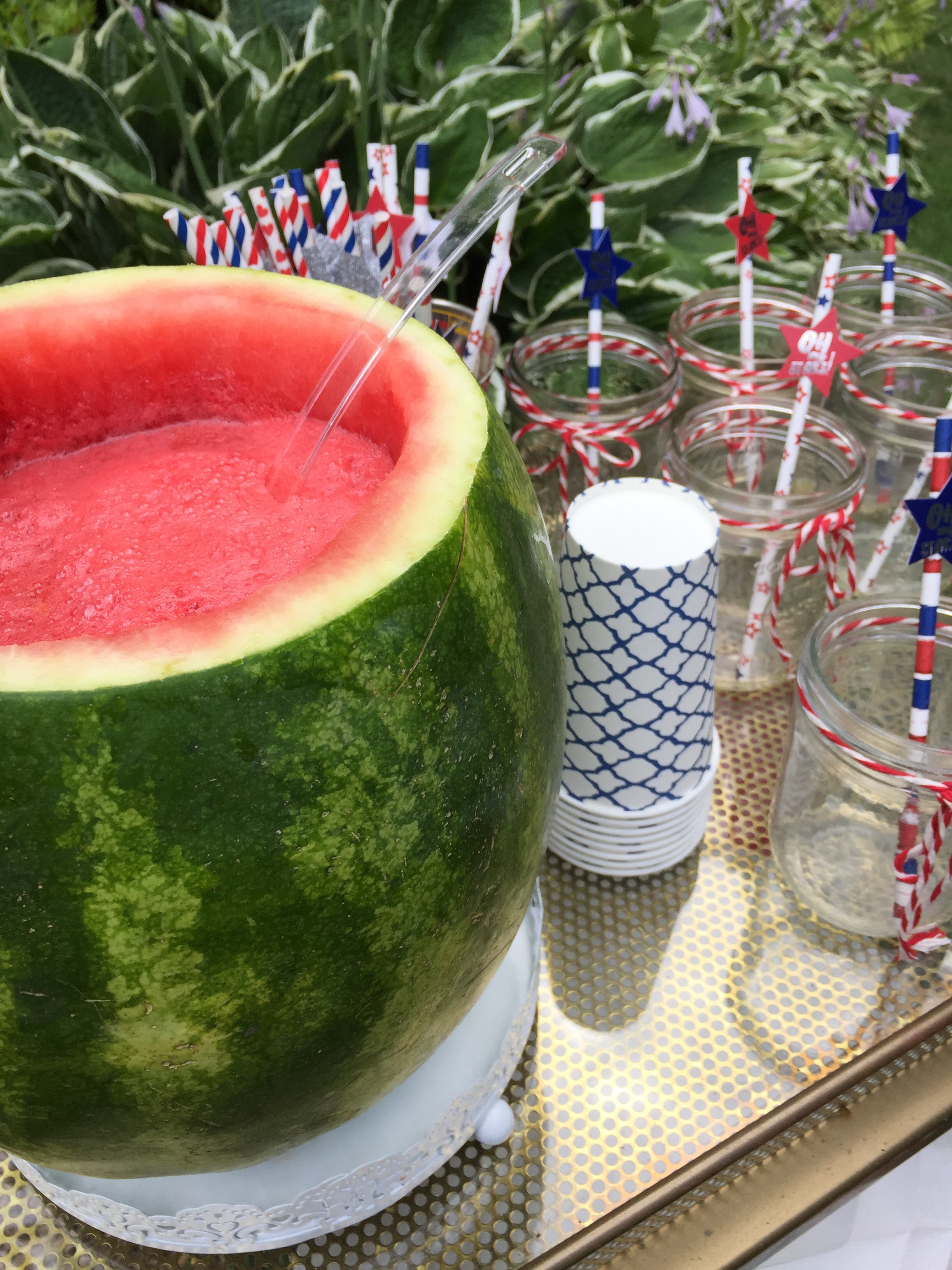 4th of july beverage cart ideas