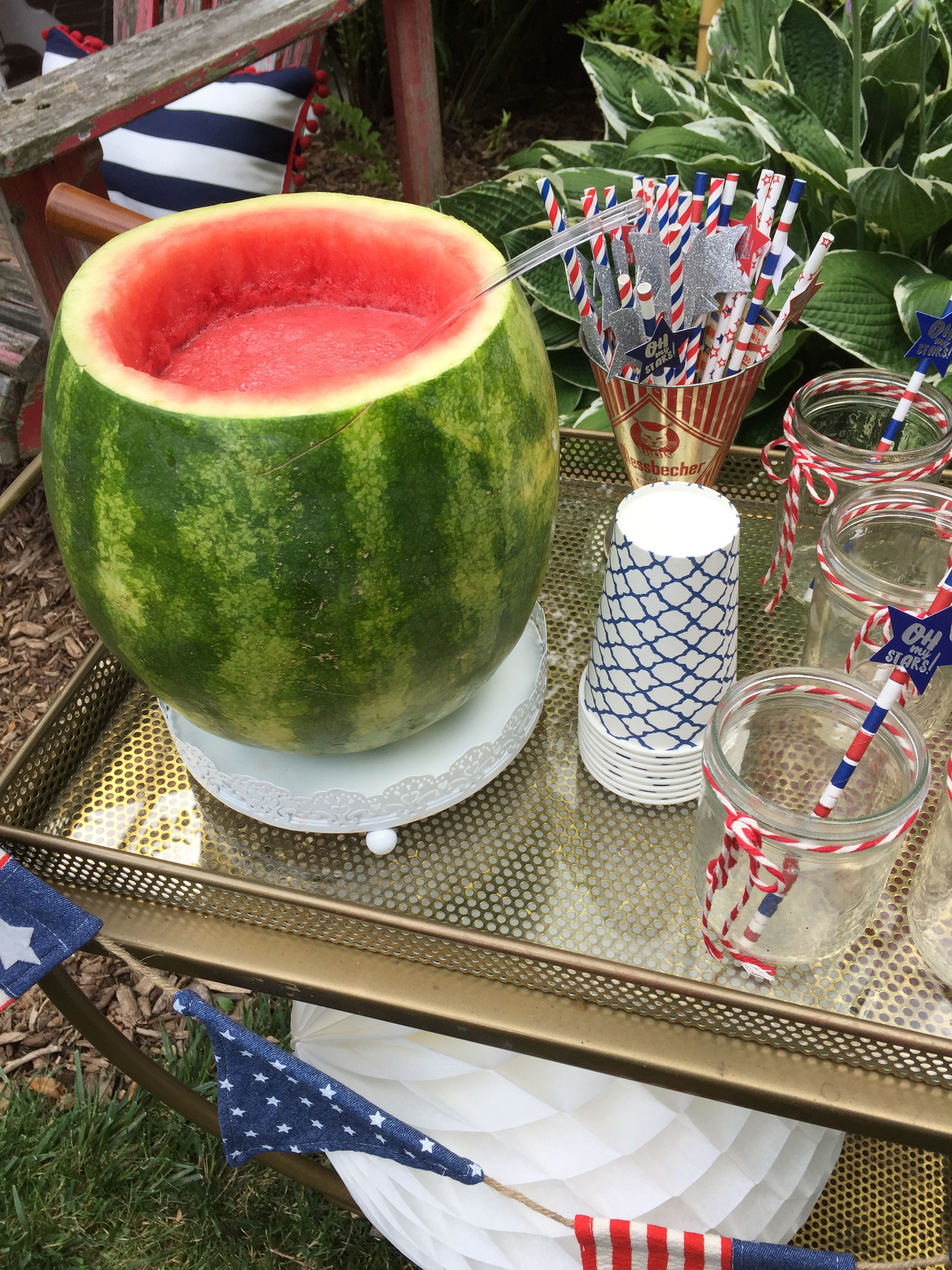 4th of July beverage cart ideas