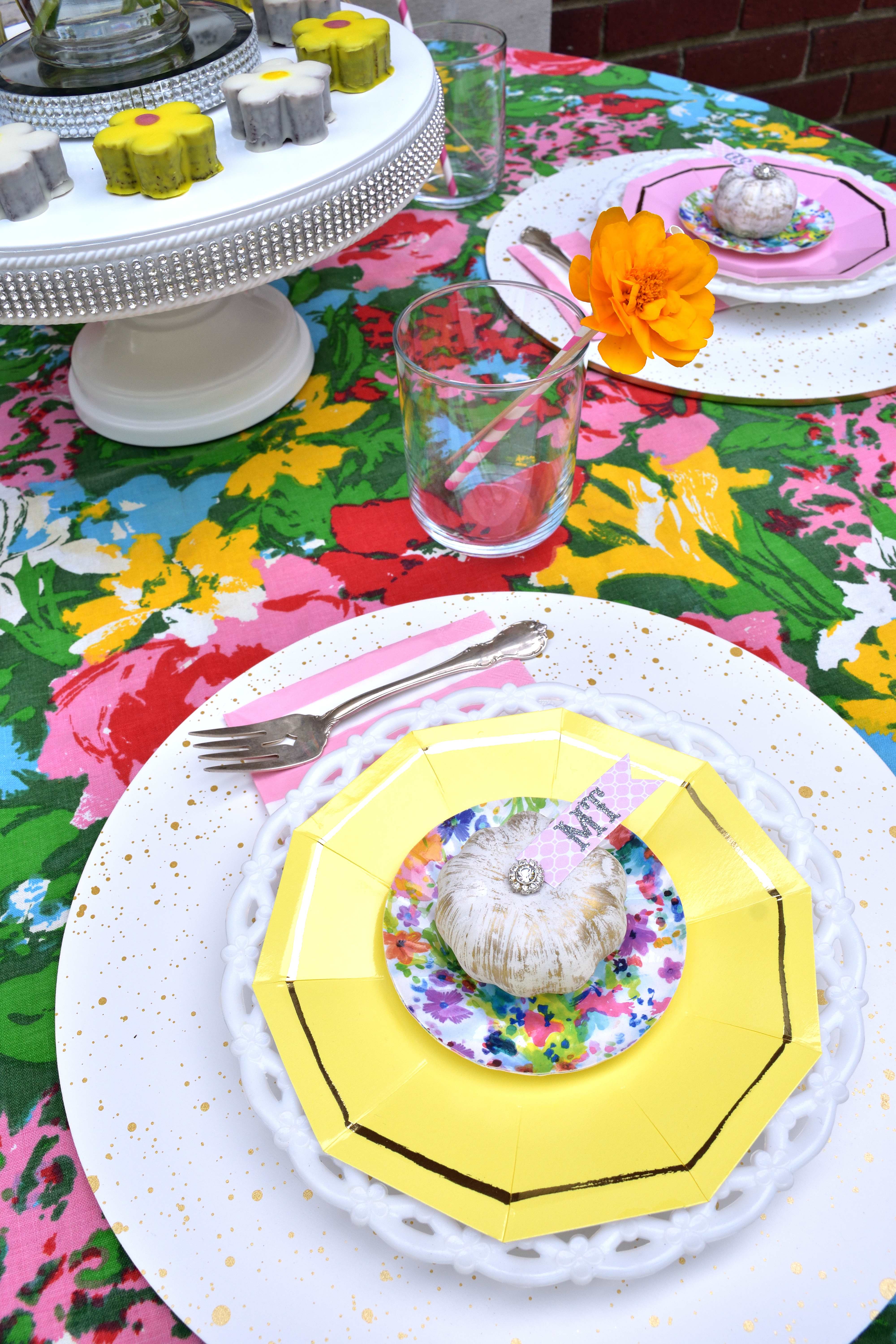 colorful fall table