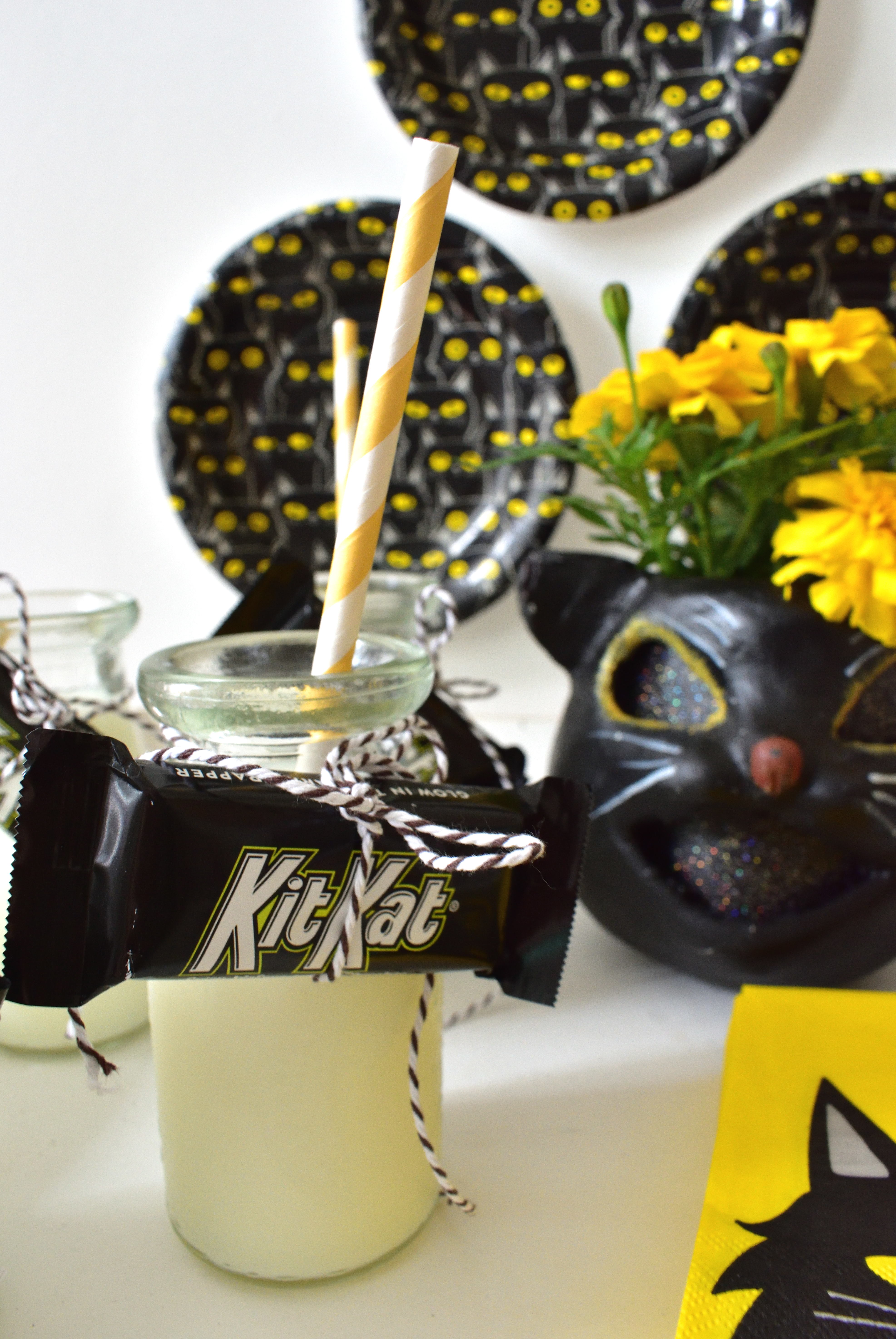 Halloween treat table