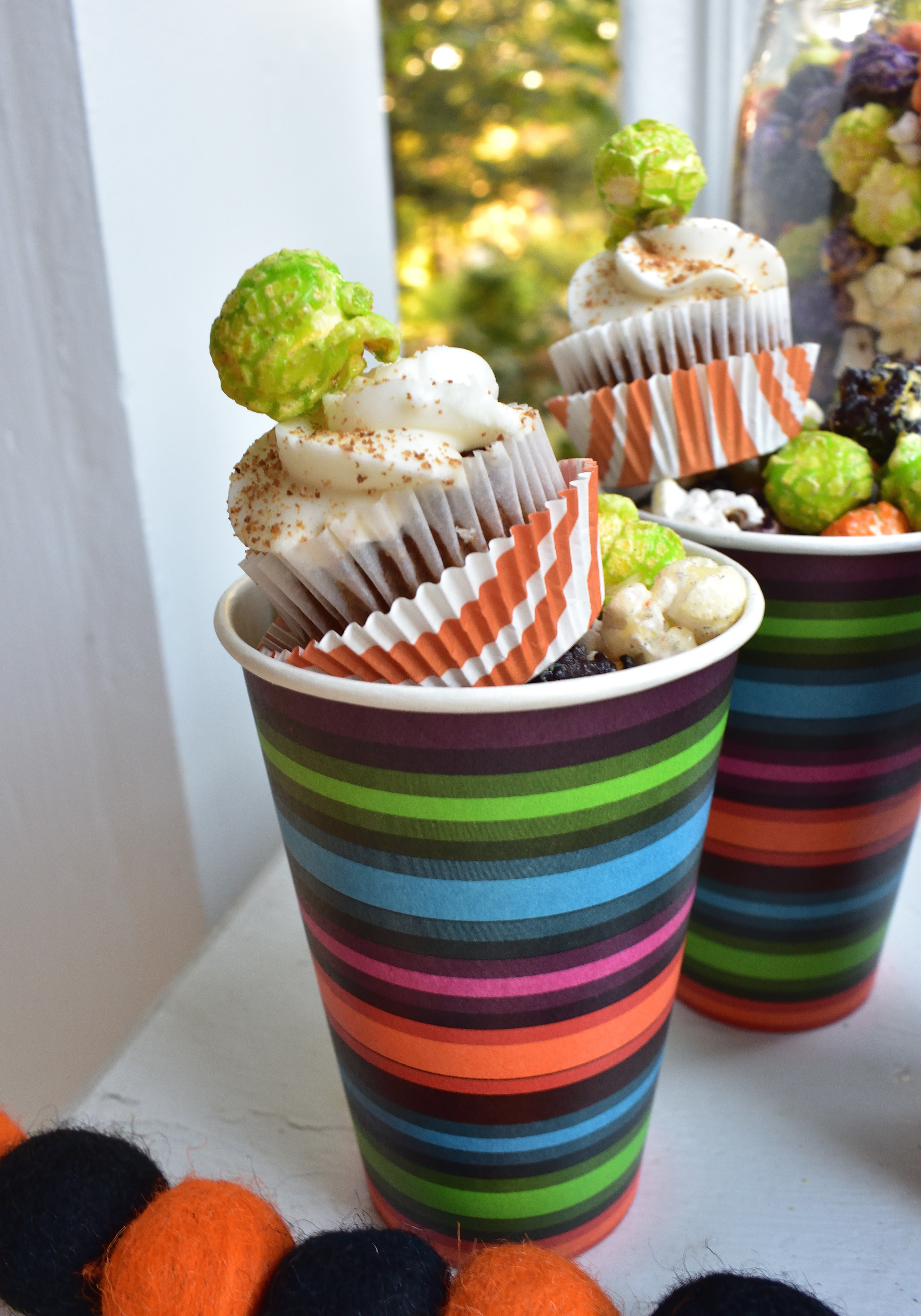 Halloween treat table