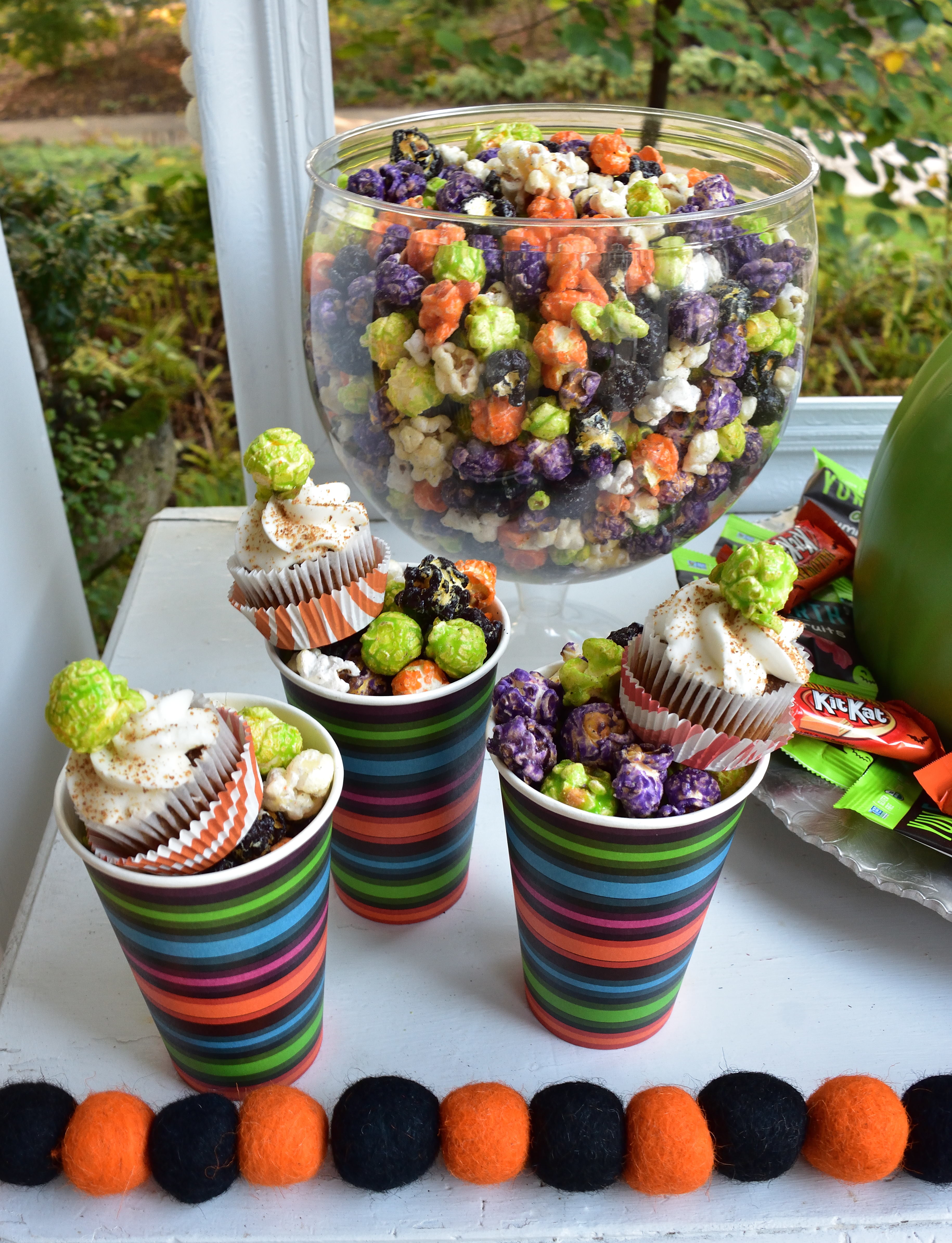 Halloween treat table