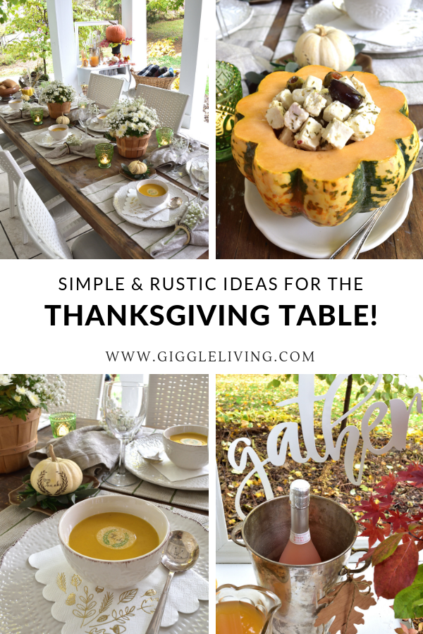 Rustic Thanksgiving Table