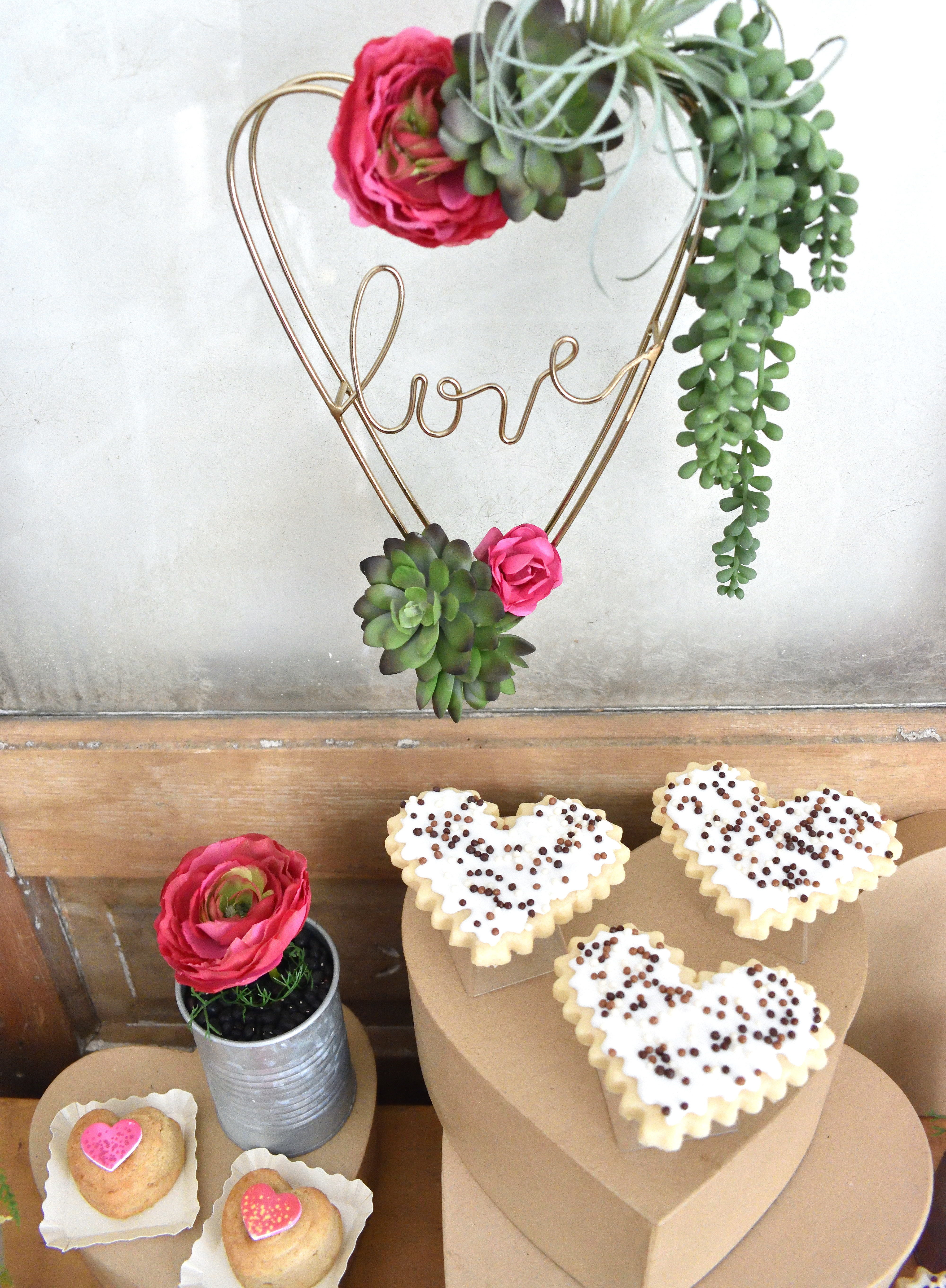 valentine treat table