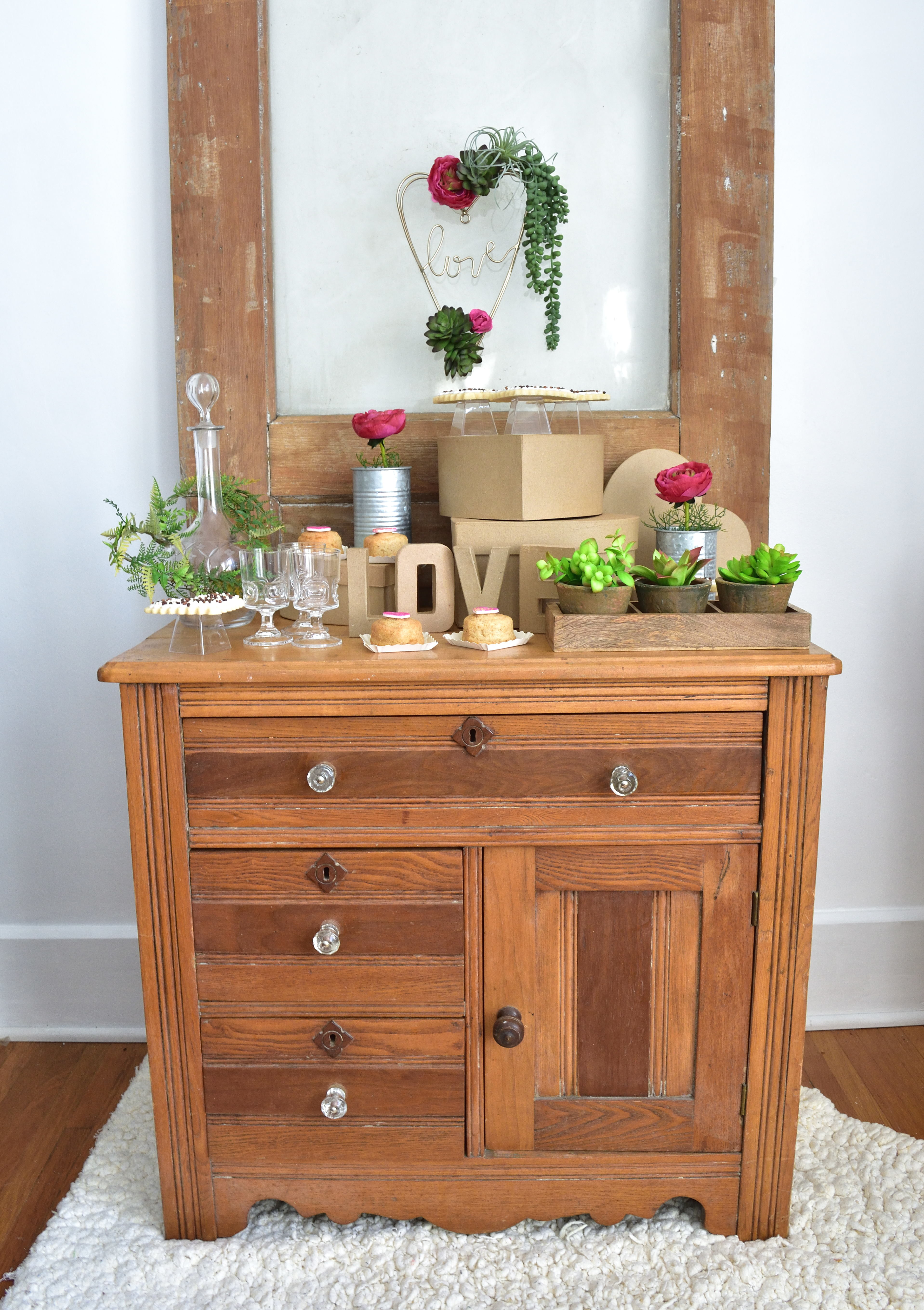 valentine treat table