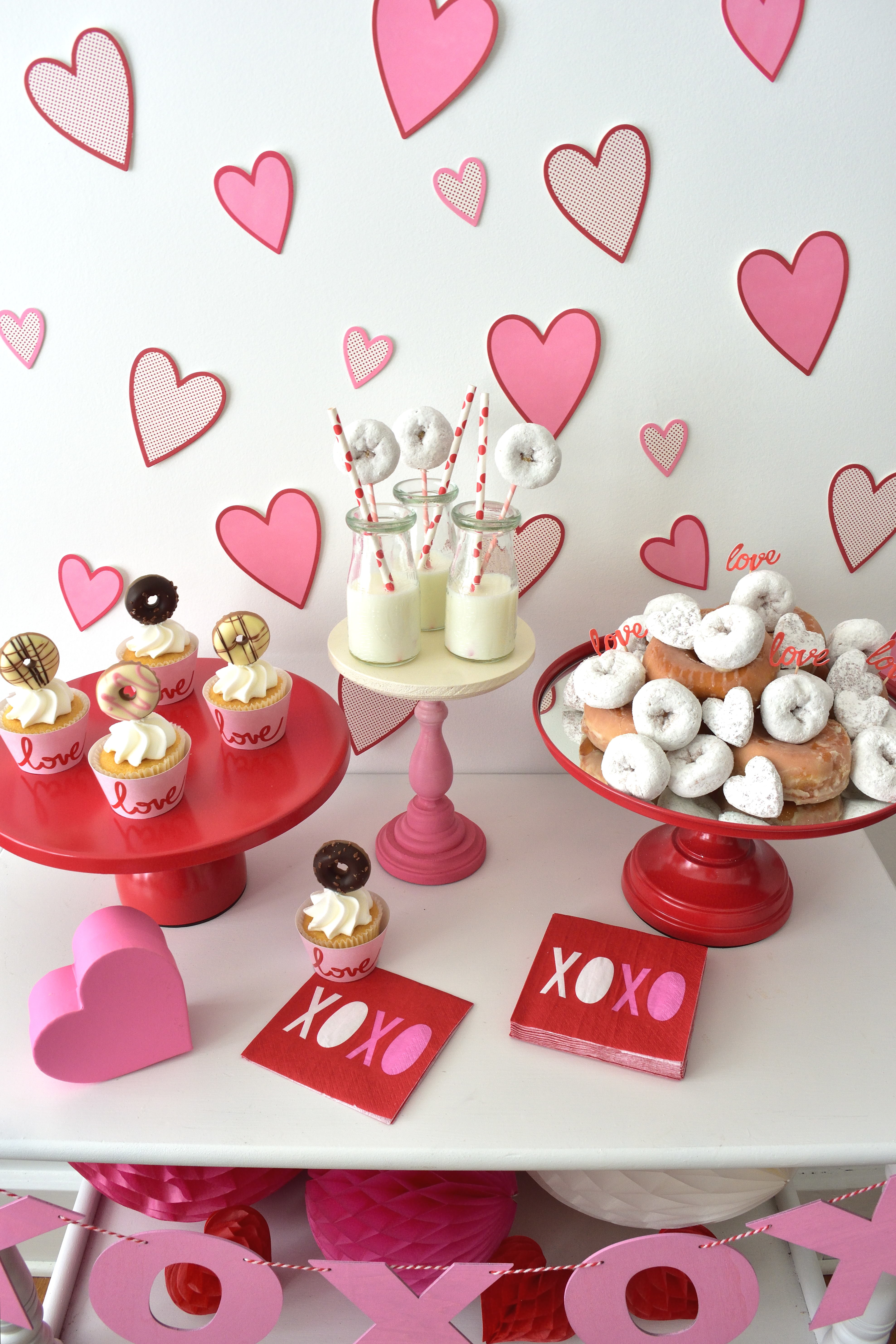 doughnut valentine treats