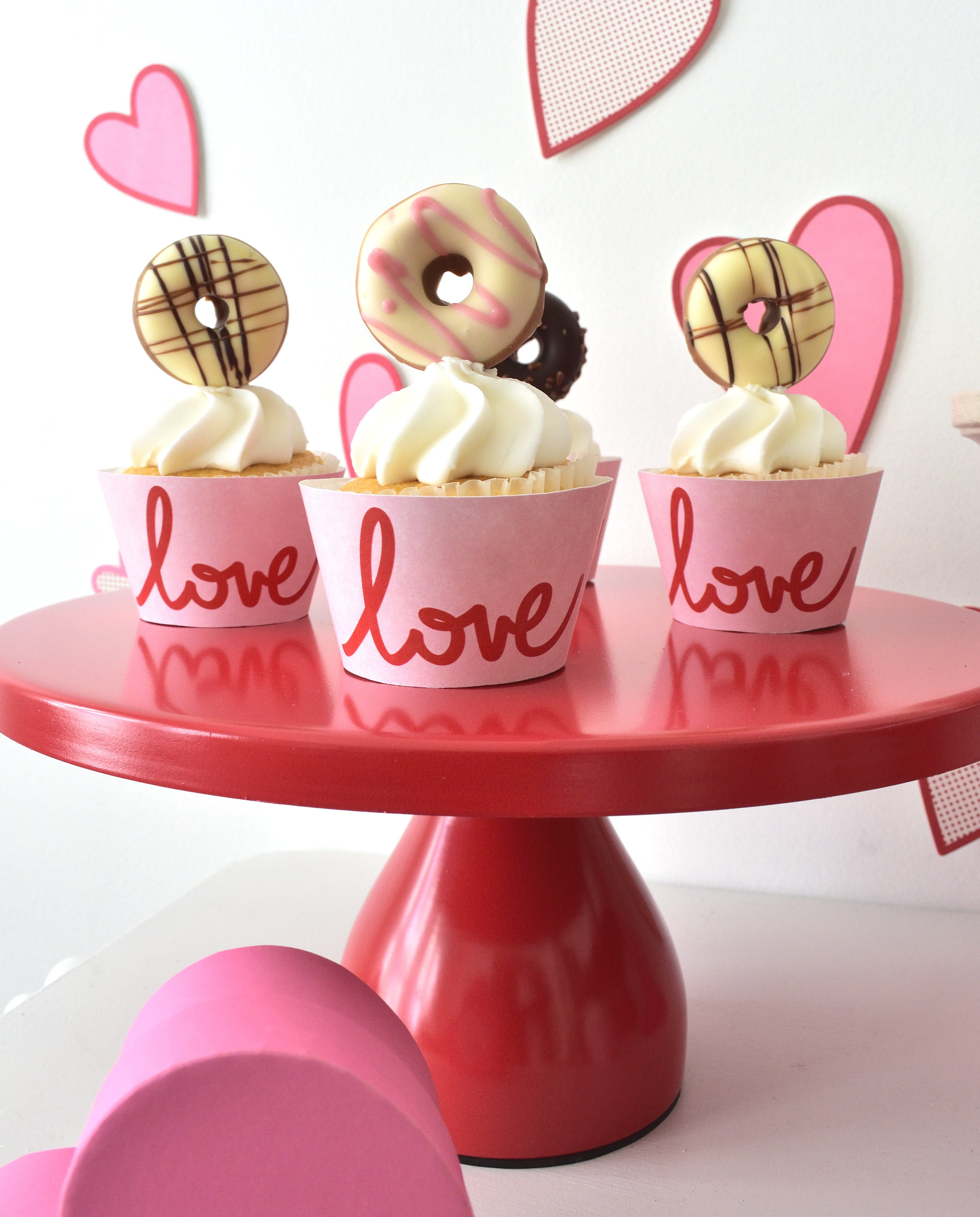 doughnut valentine treats