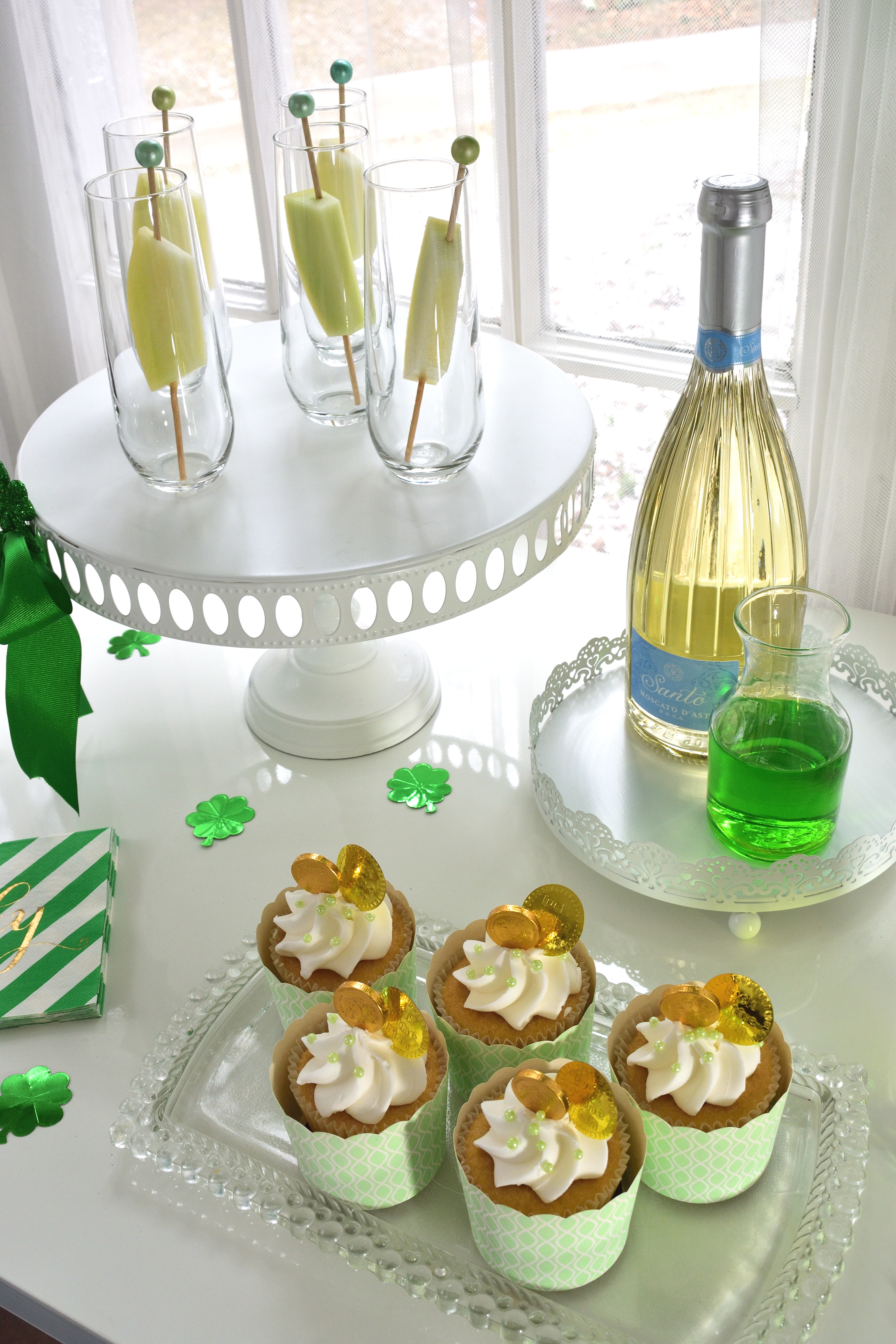 sparking shamrock cocktails