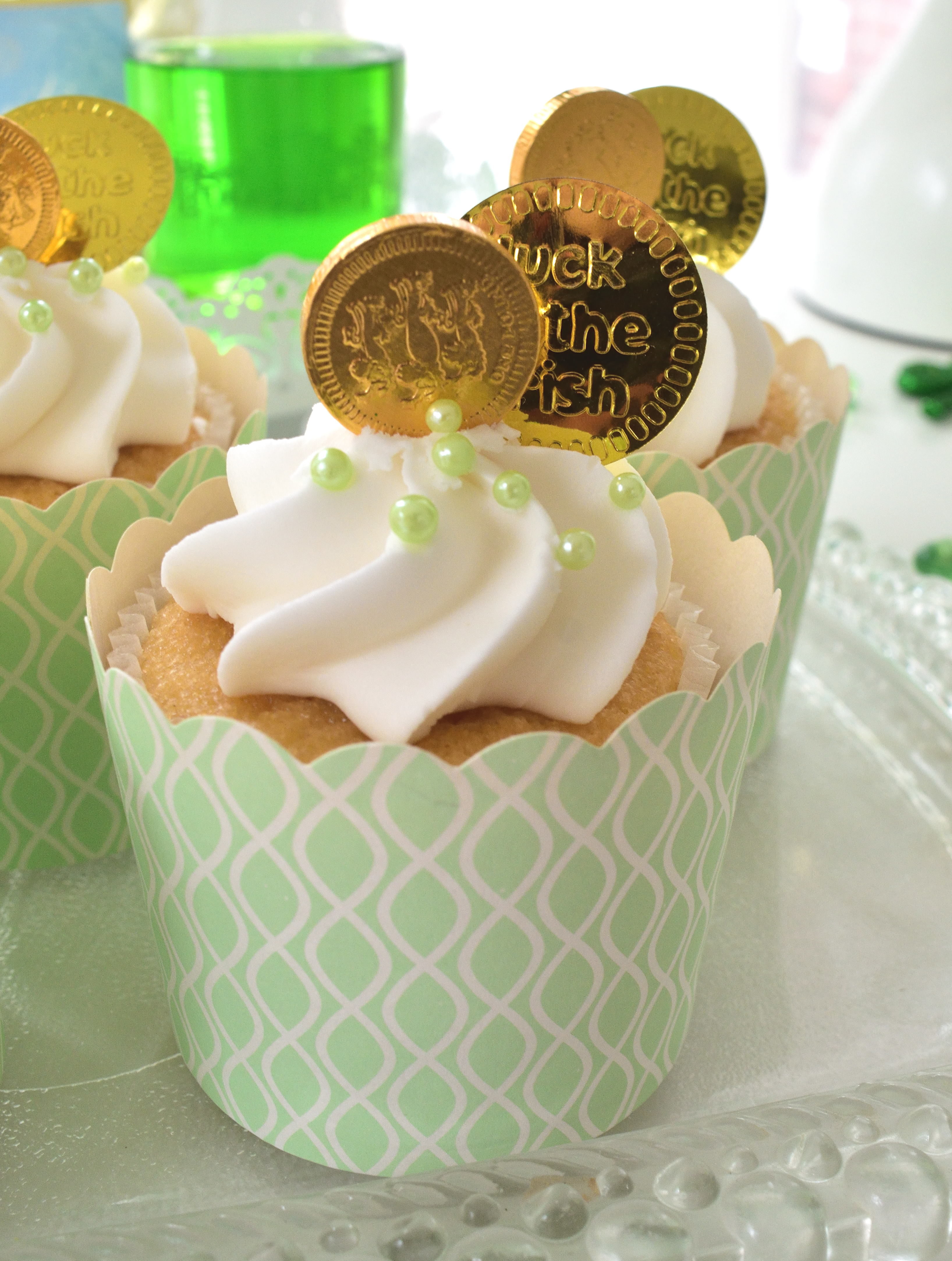 St. Patrick's Day cupcake