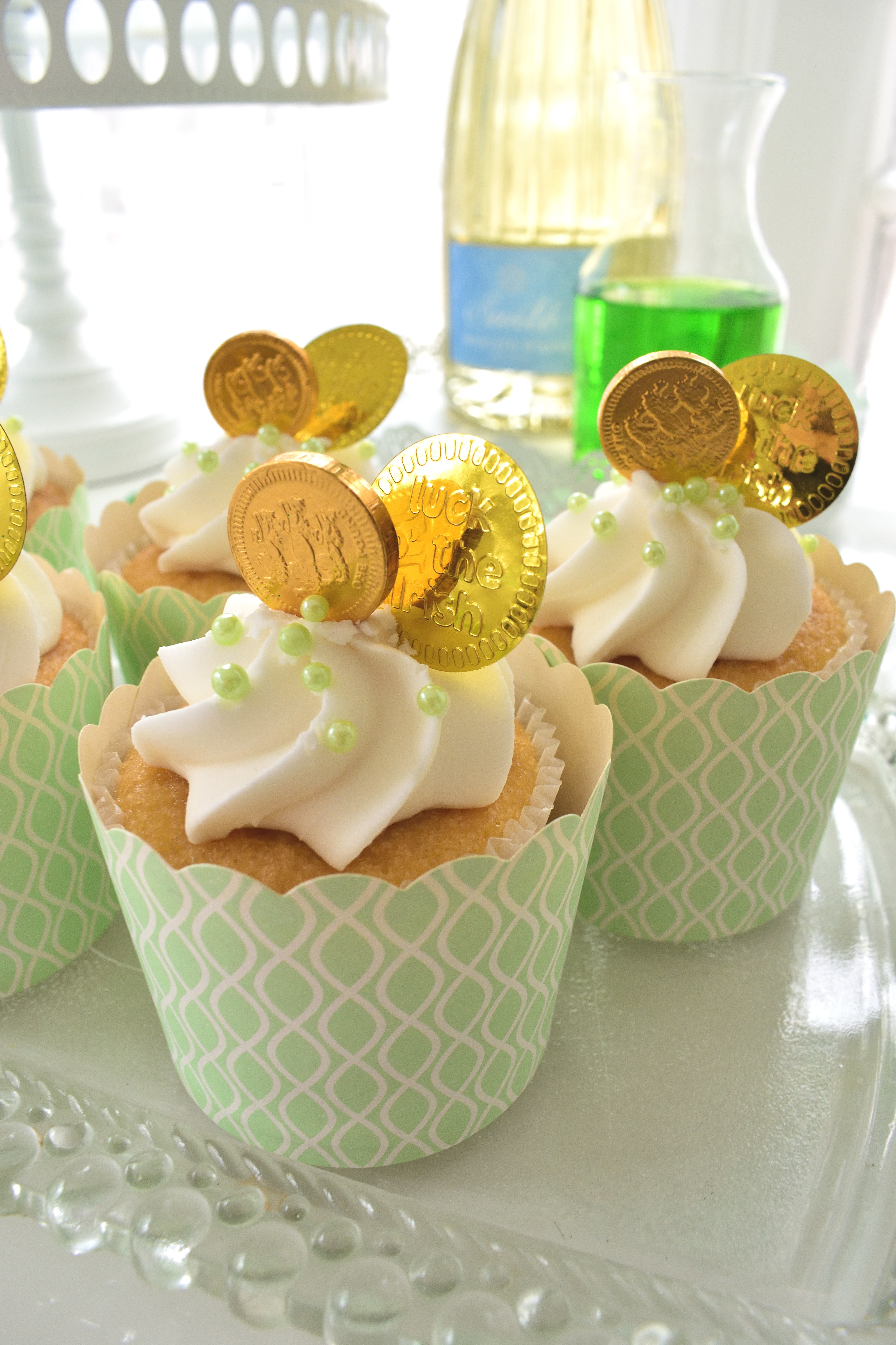 lucky Irish cupcakes