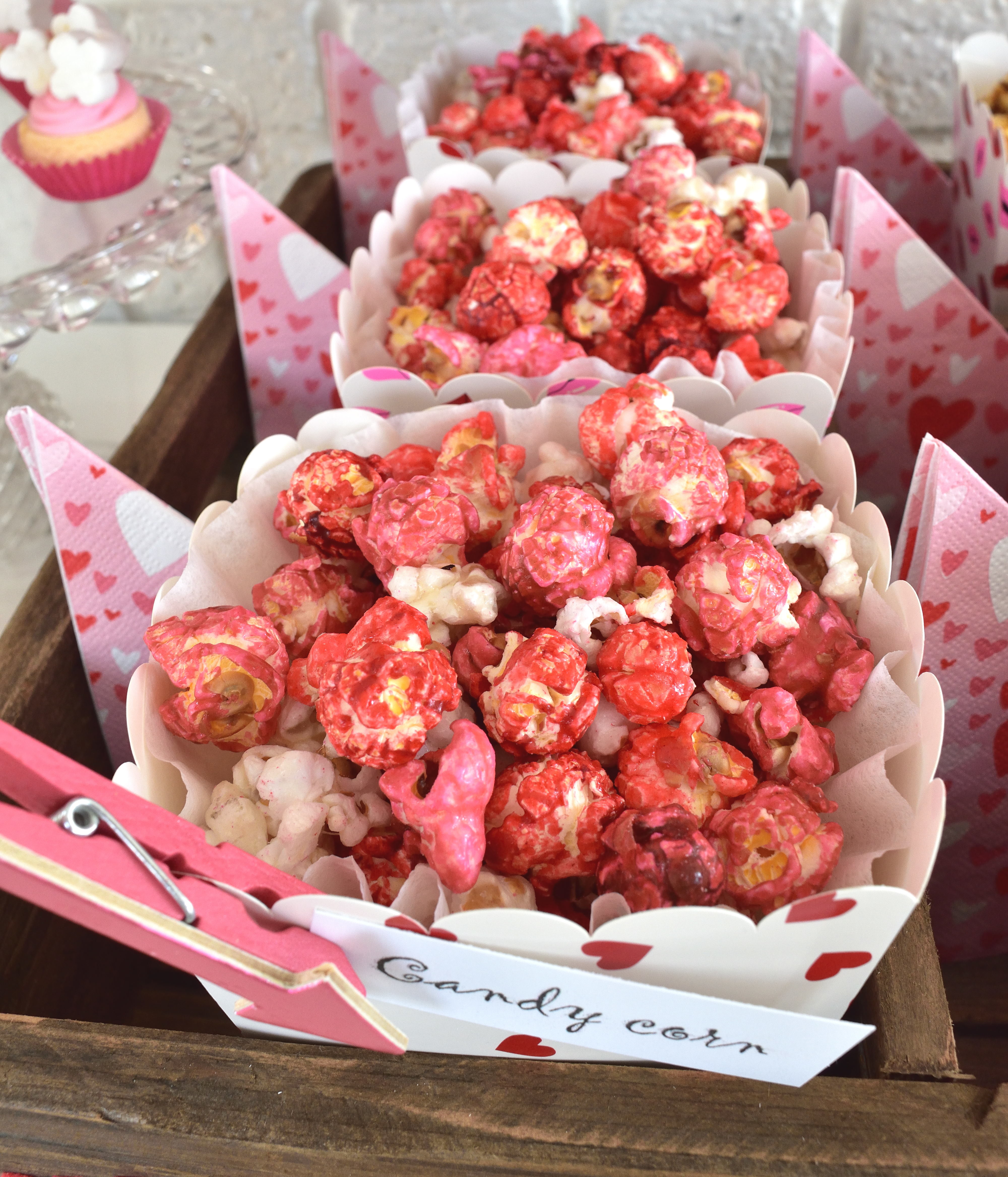 Valentine's Day popcorn