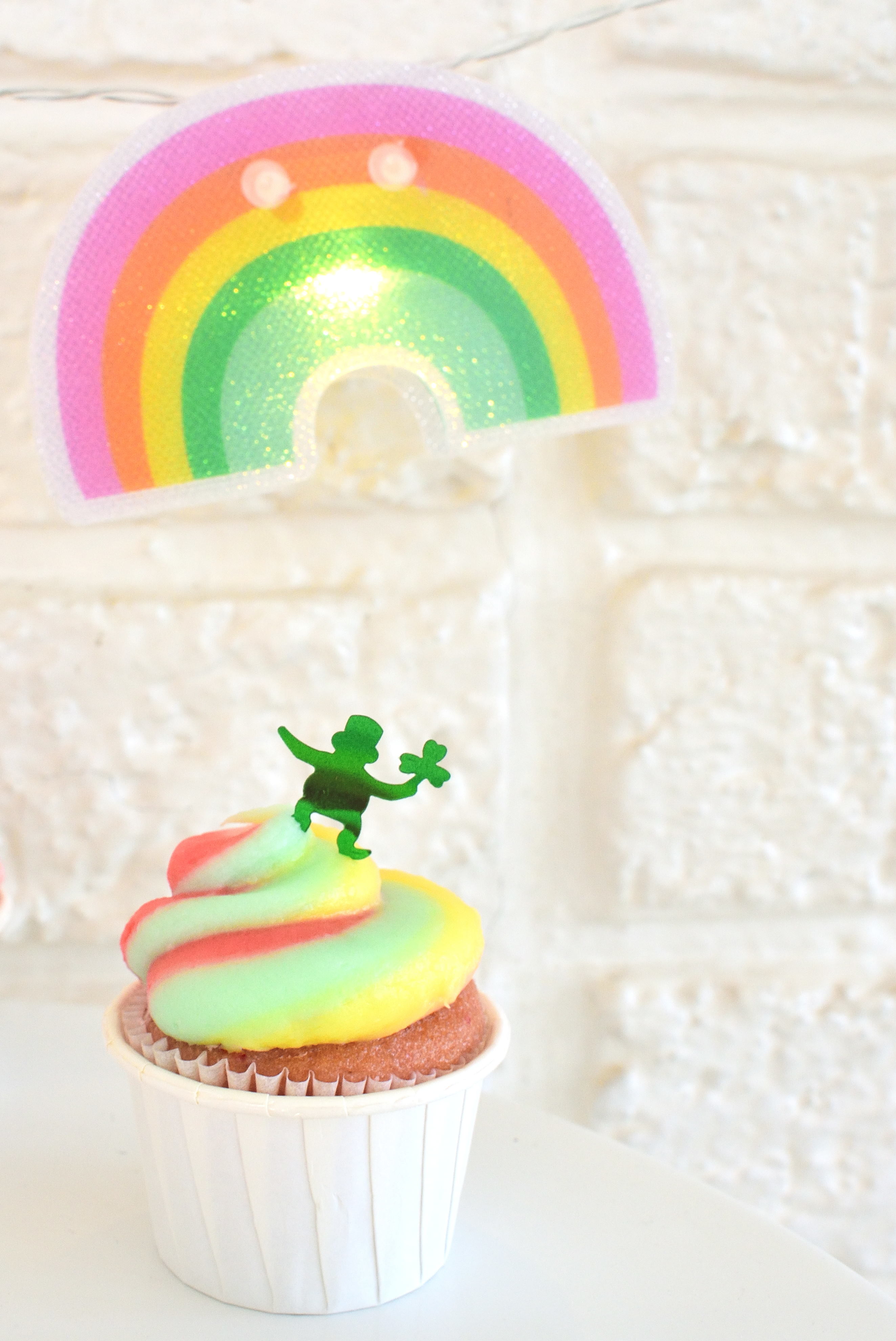 St. Patrick's Day cupcake