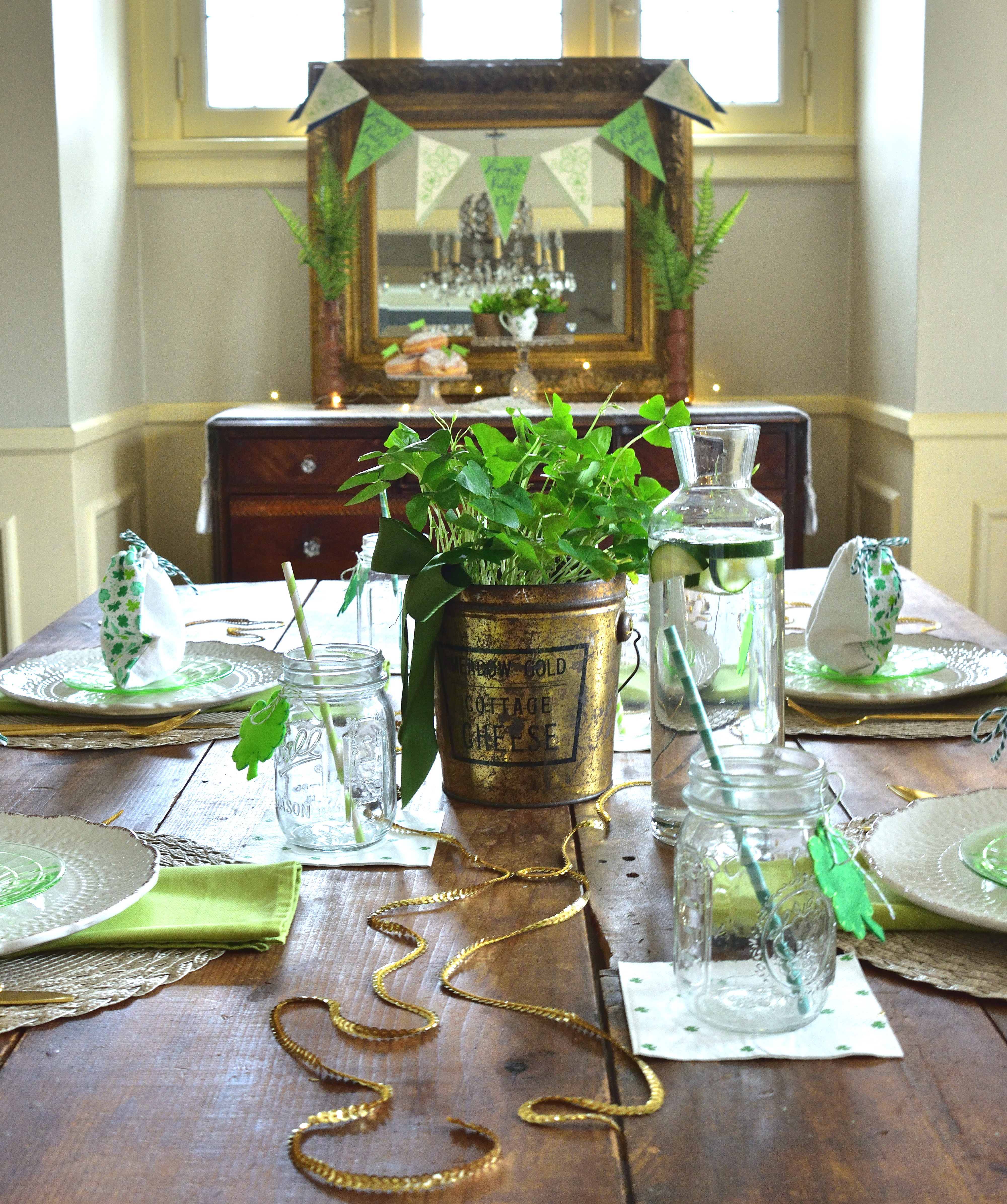 St. Paddy's Day table