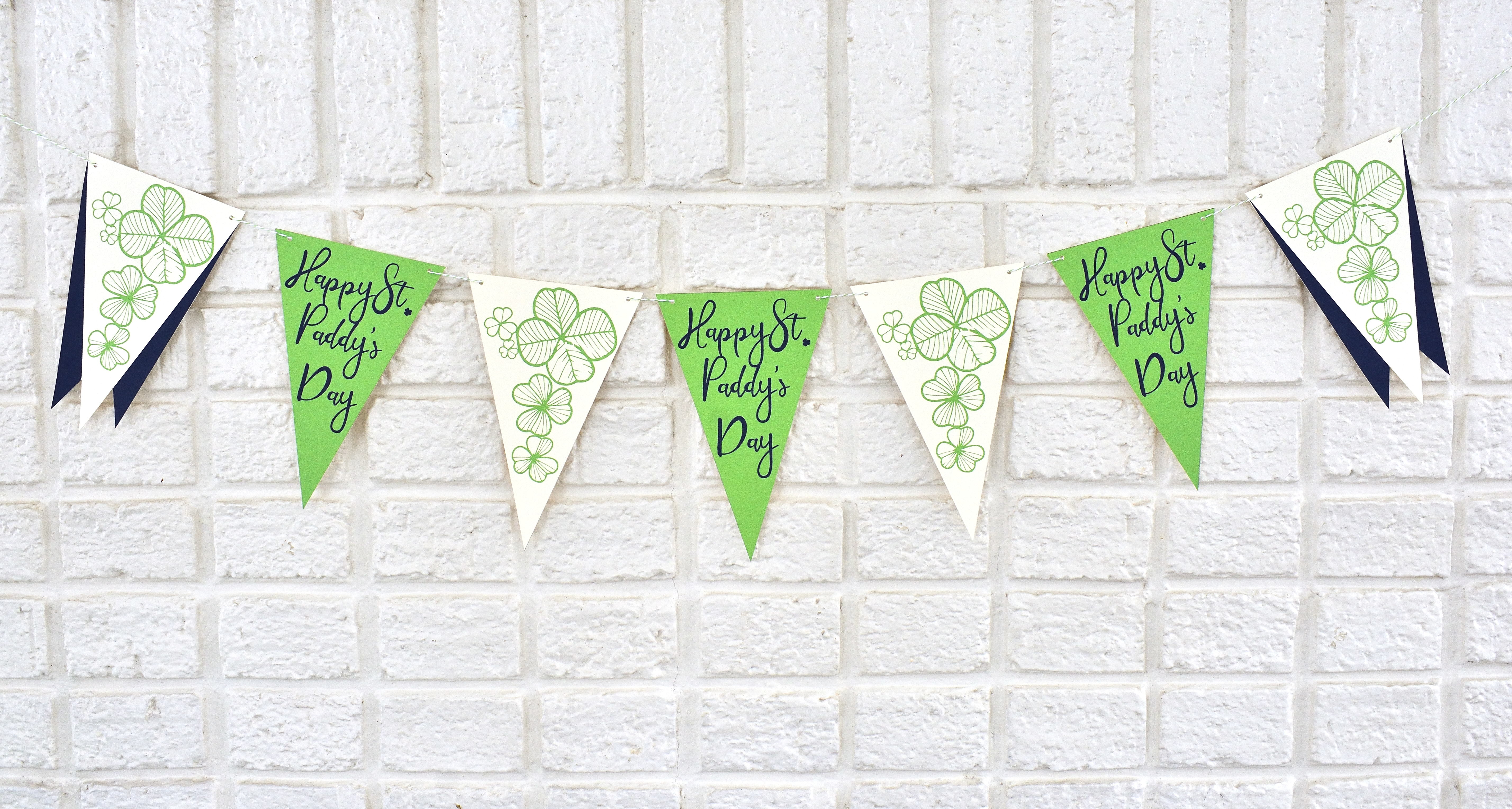 St. Paddy's Day printable banner