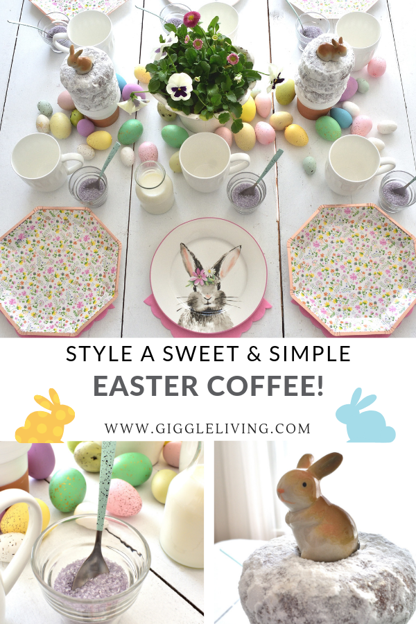 Simple ideas for an Easter coffee