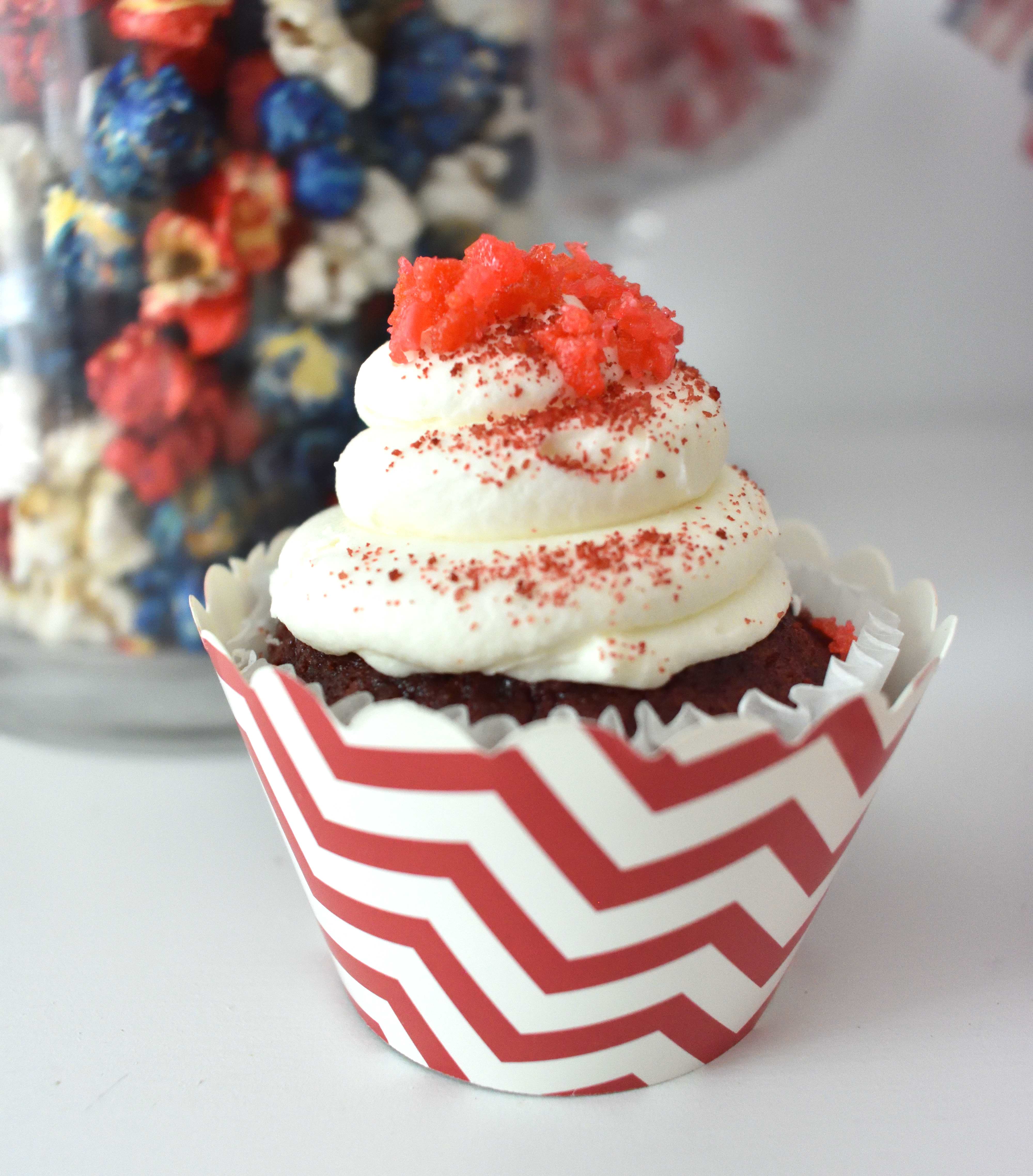 firework cupcakes