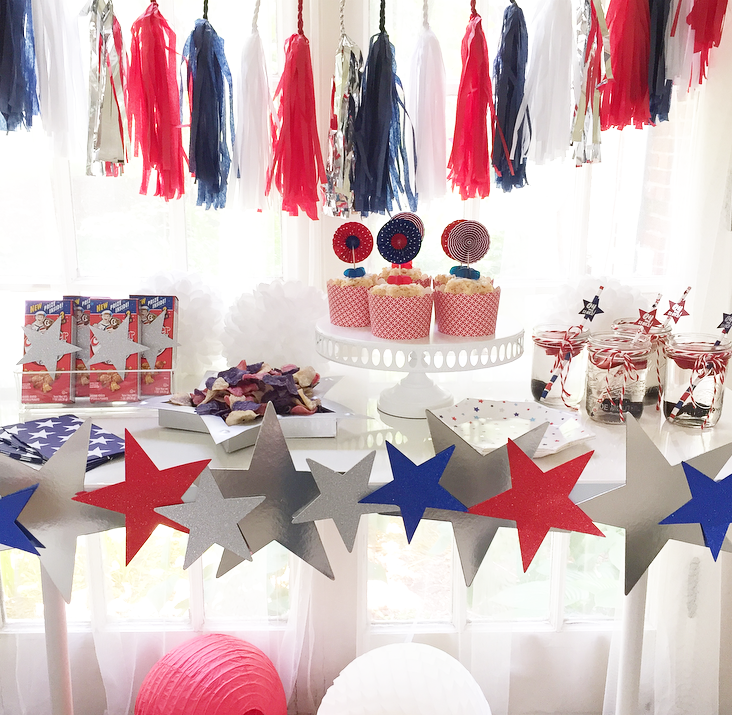 star spangled treat table