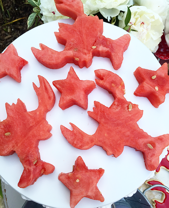 cutout watermelon slices