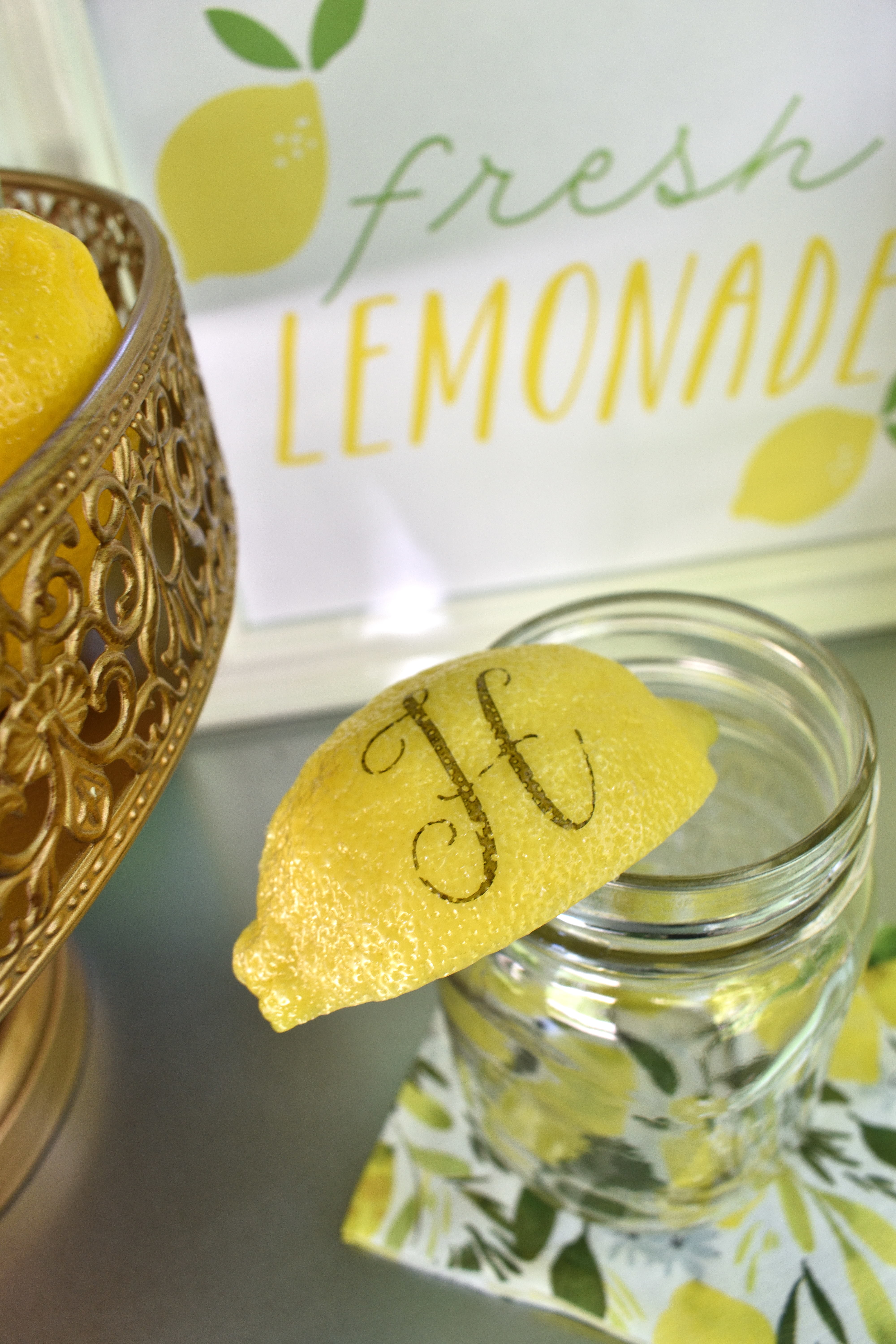 lemonade stand garnish