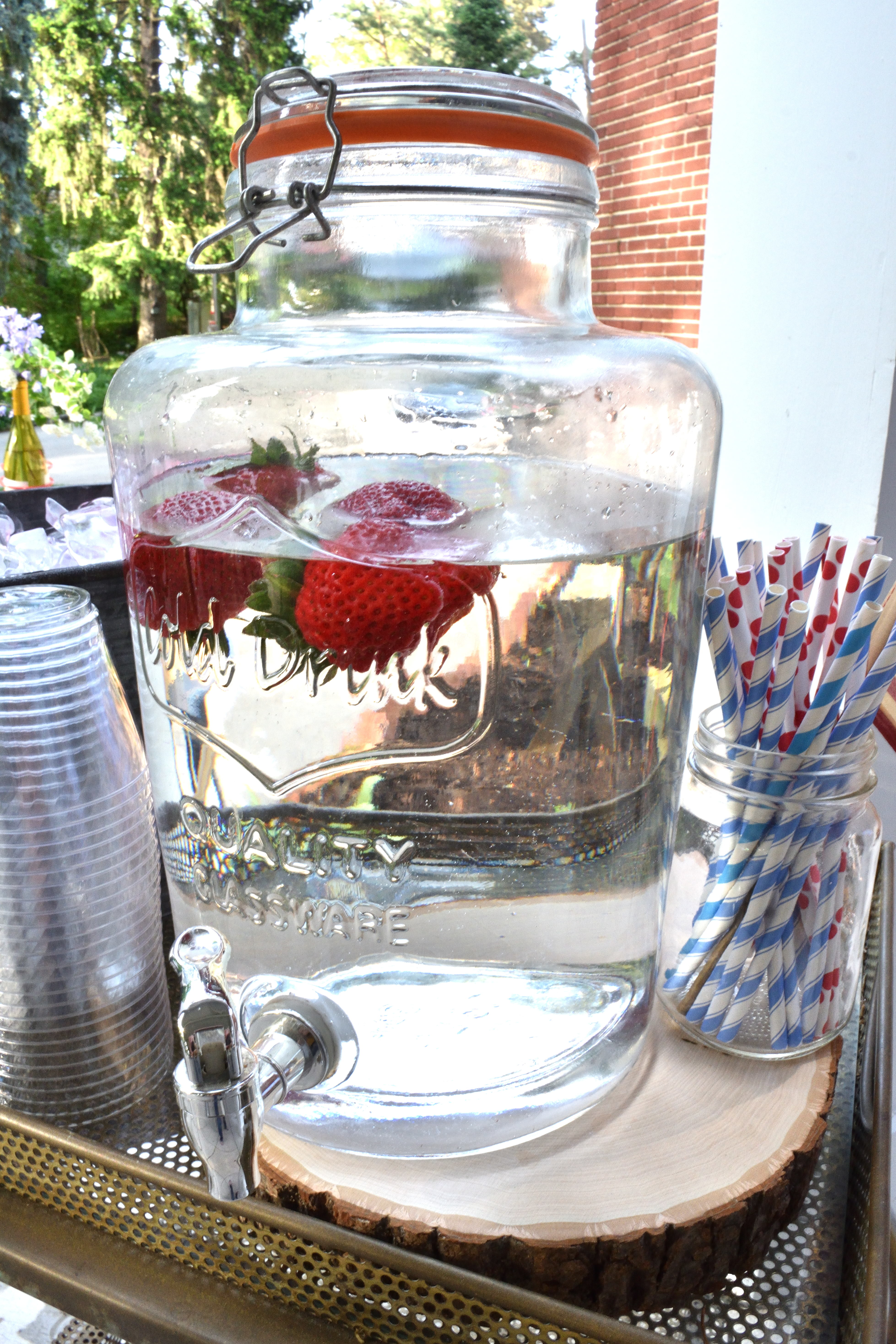 fruit infused water