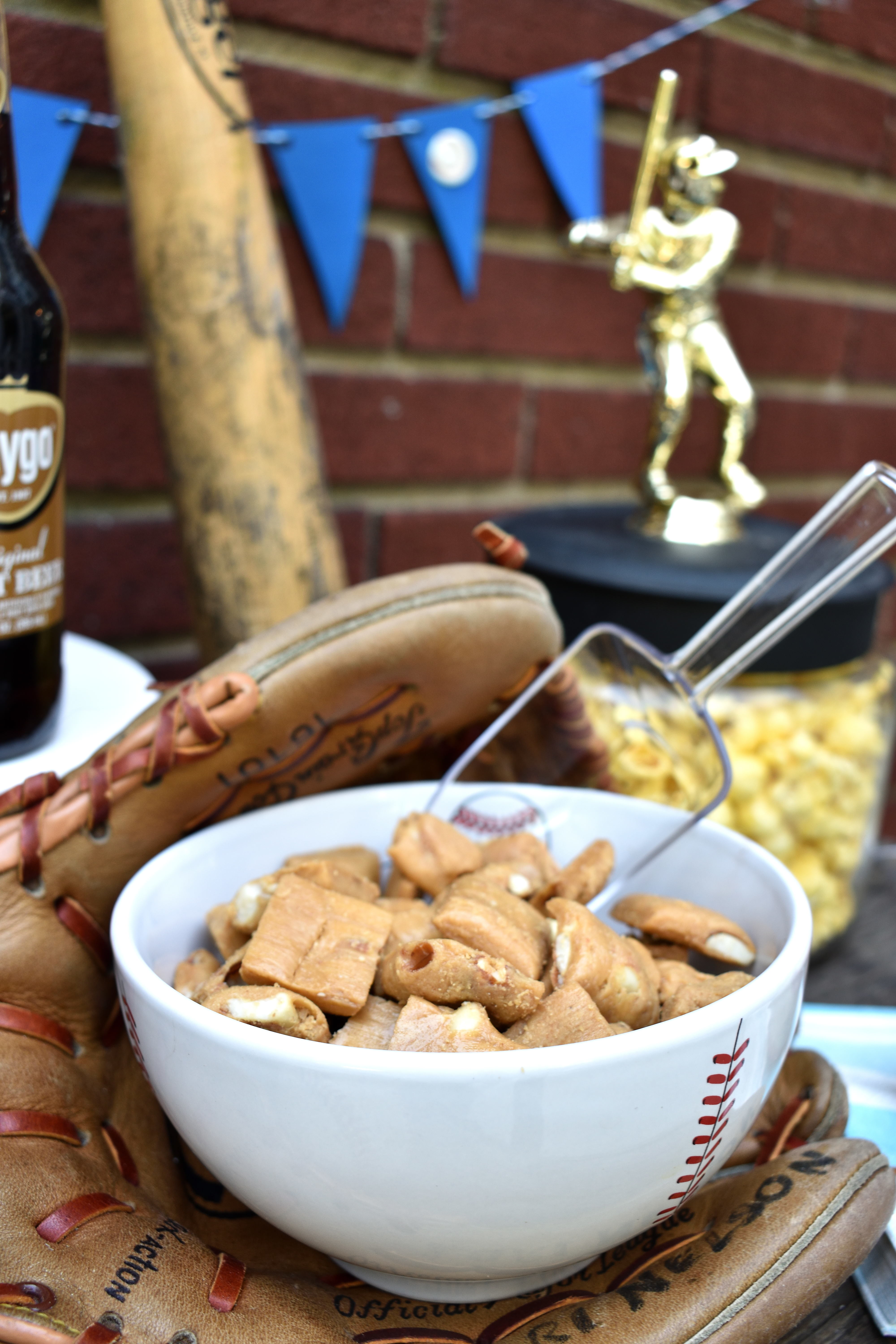 baseball snack table