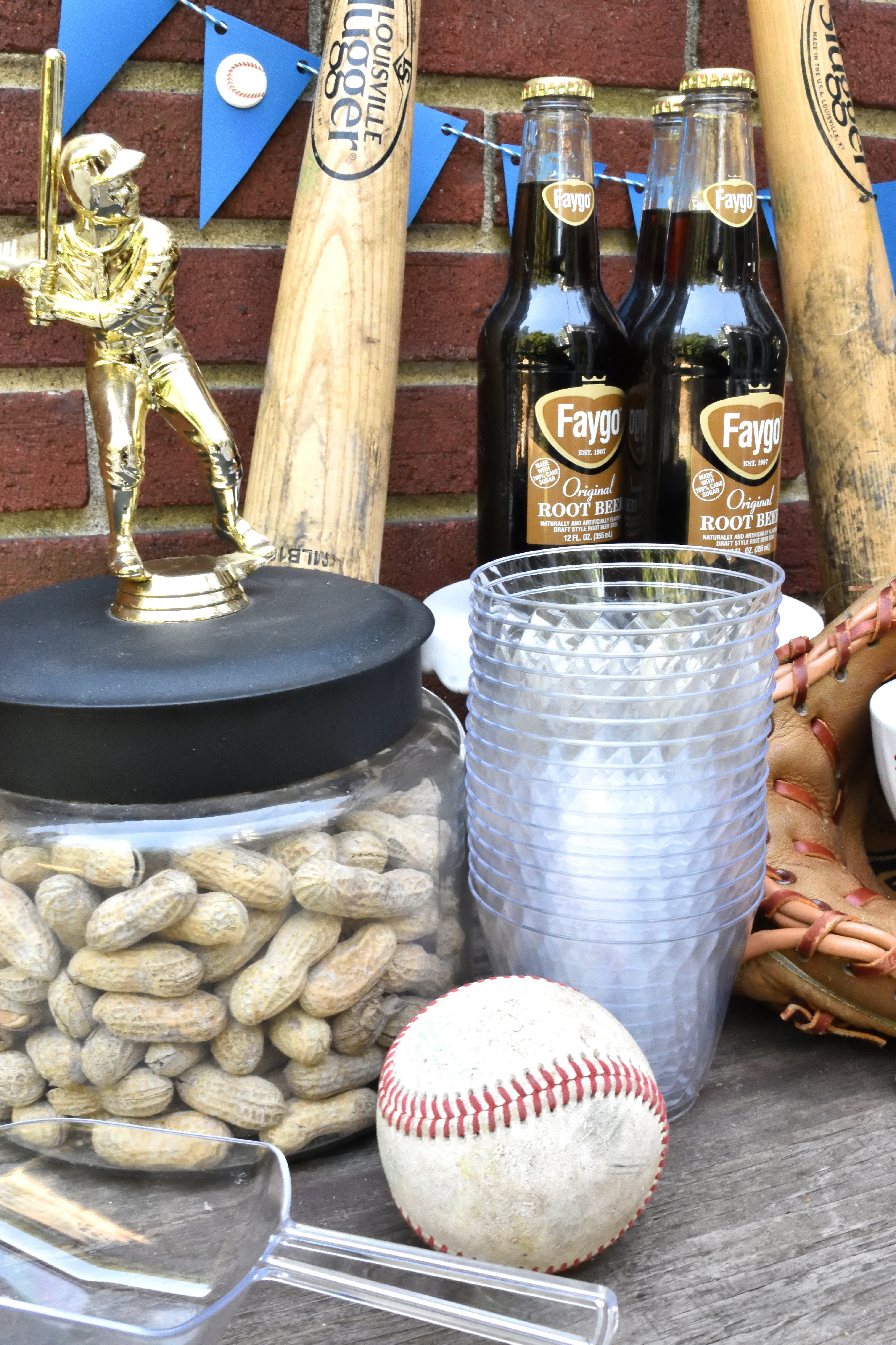 baseball snack table decorations