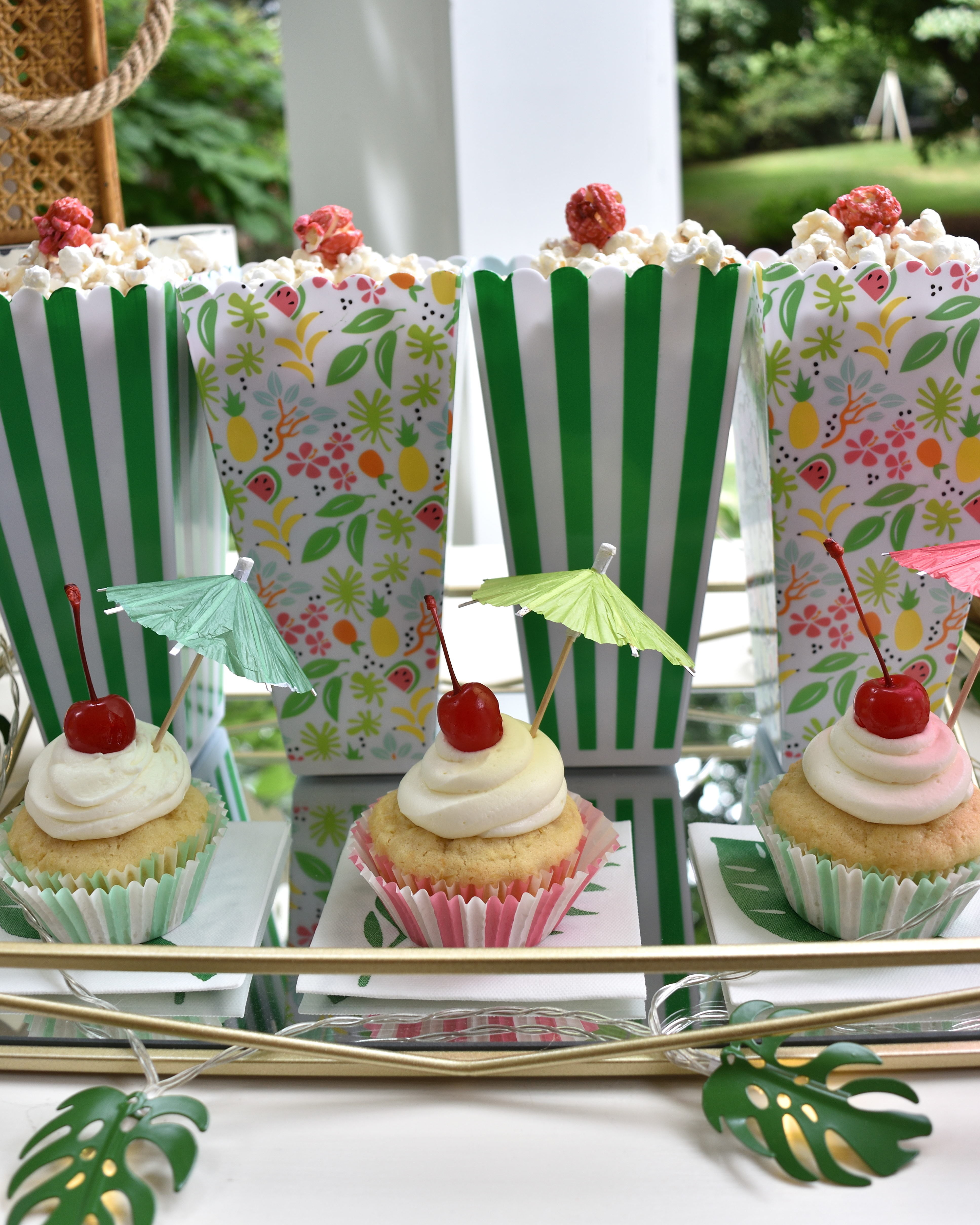 pina colada cupcakes