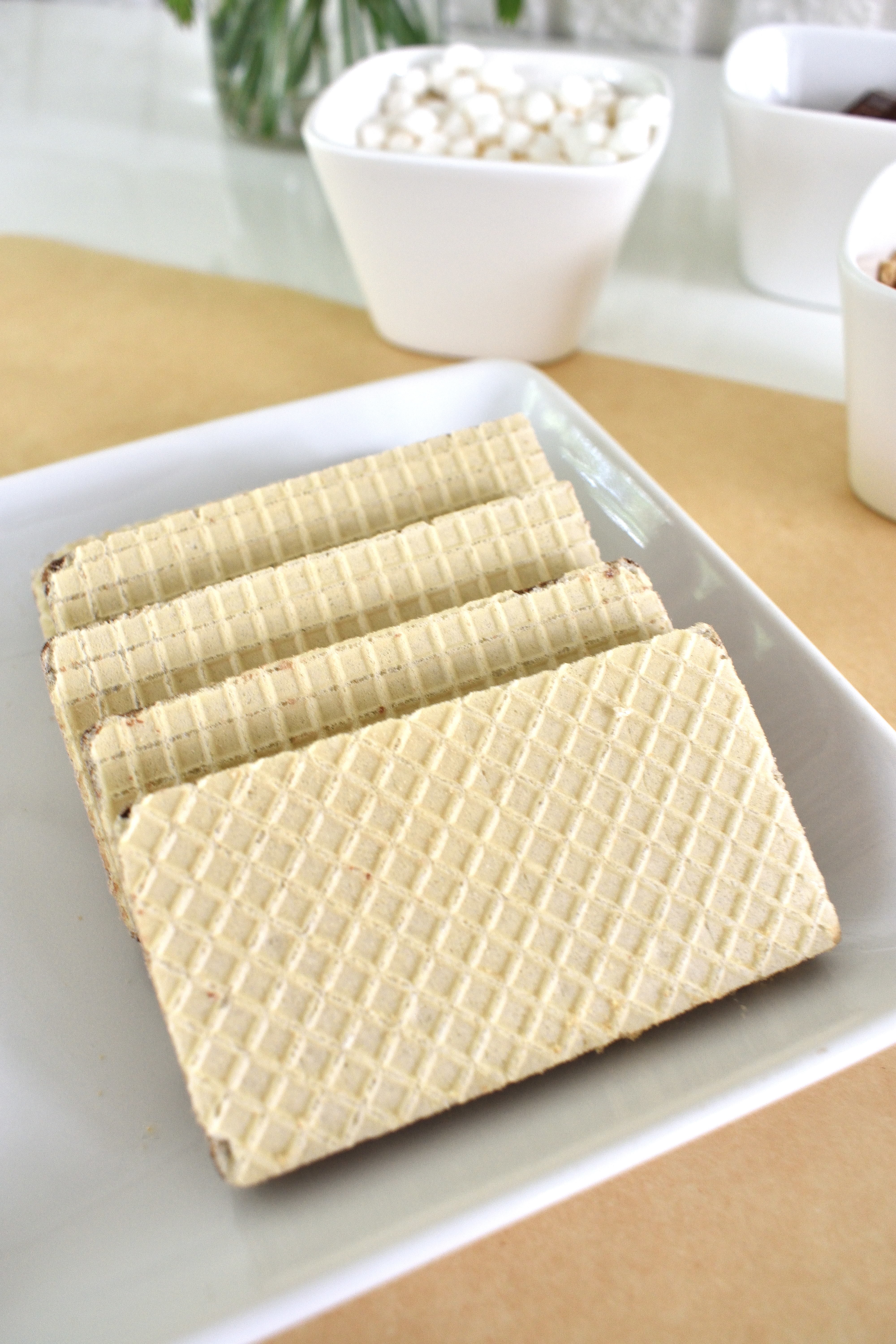 DIY s'mores wafer treats