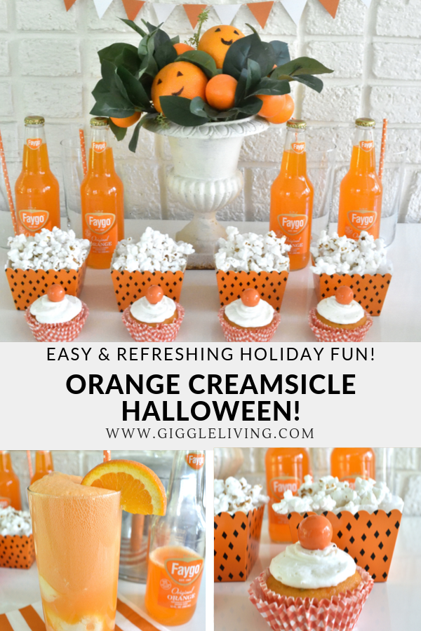 Orange creamsicle Halloween treats!