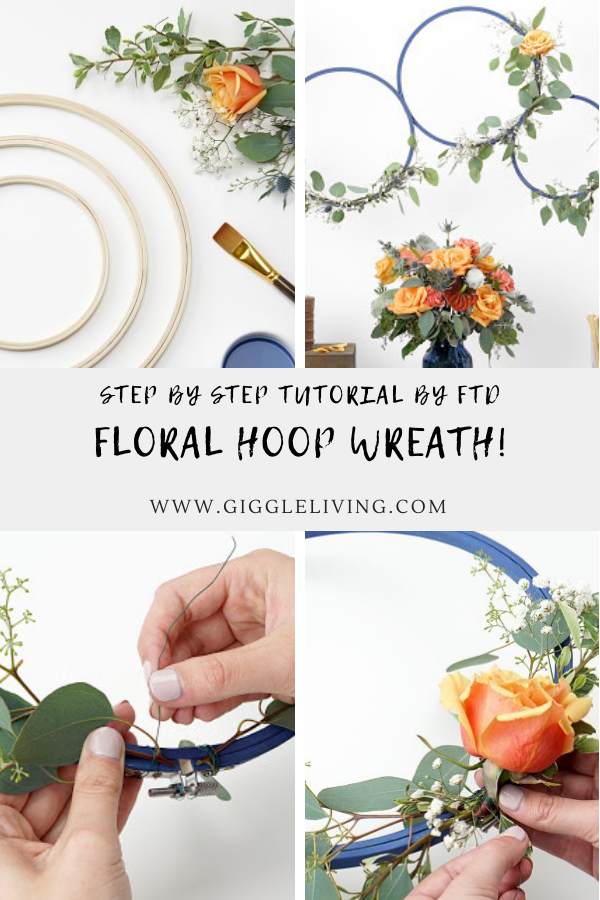 Make a floral hoop wreath for your celebration!